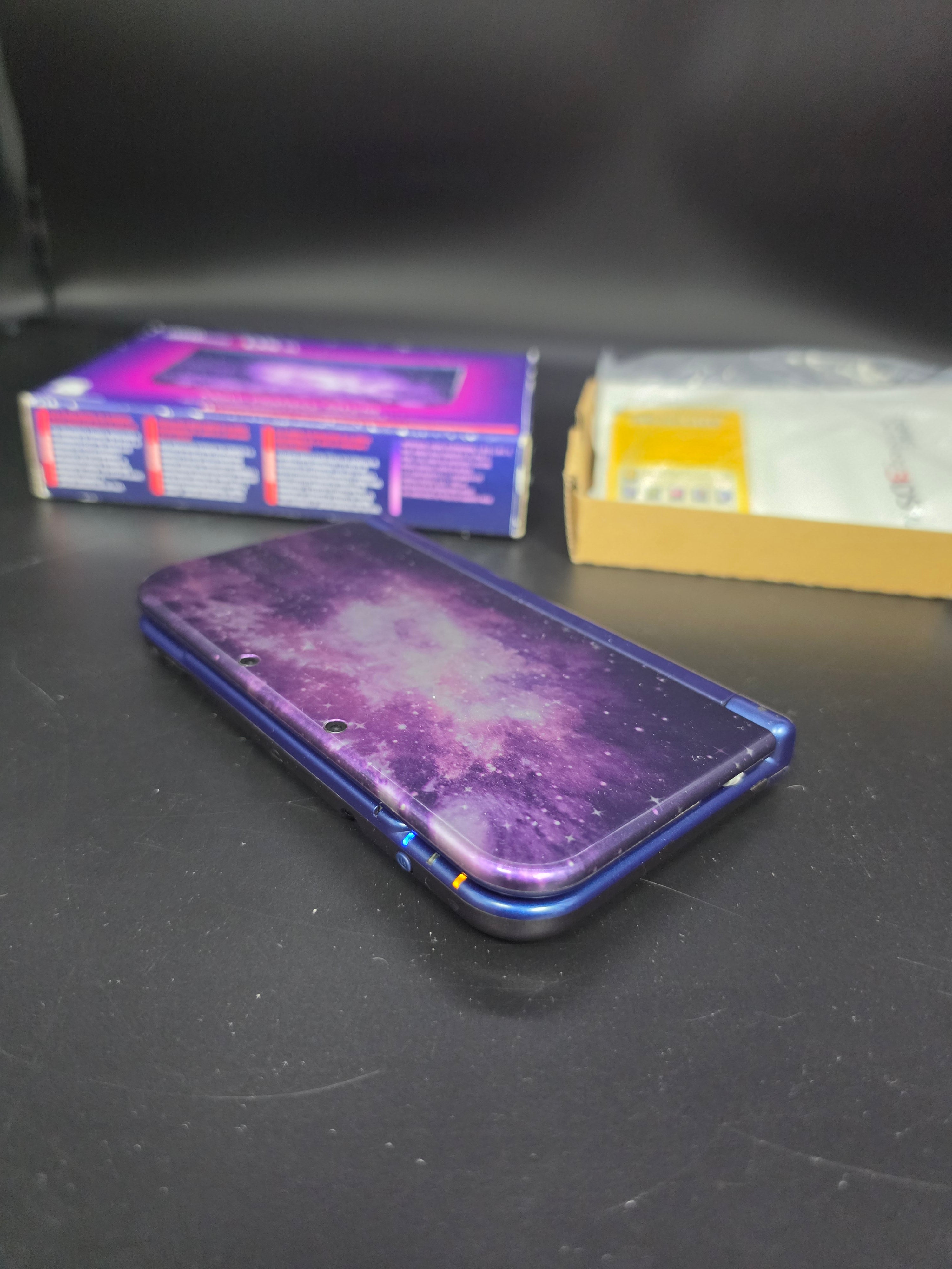Complete in box "NEW" Nintendo 3DS XL Galaxy Handheld System [B]