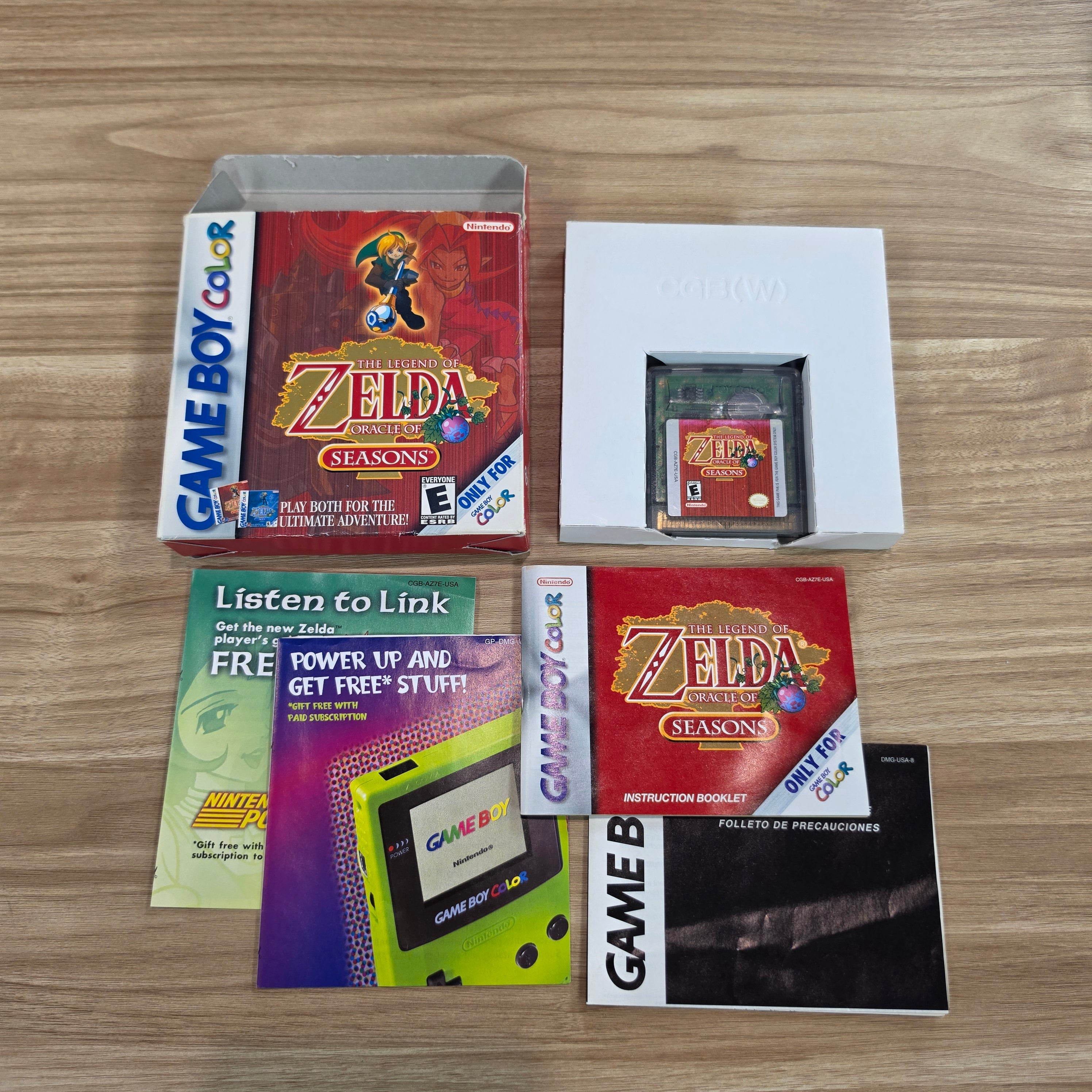 The Legend of Zelda Oracle of Seasons - Nintendo Game Boy Color
