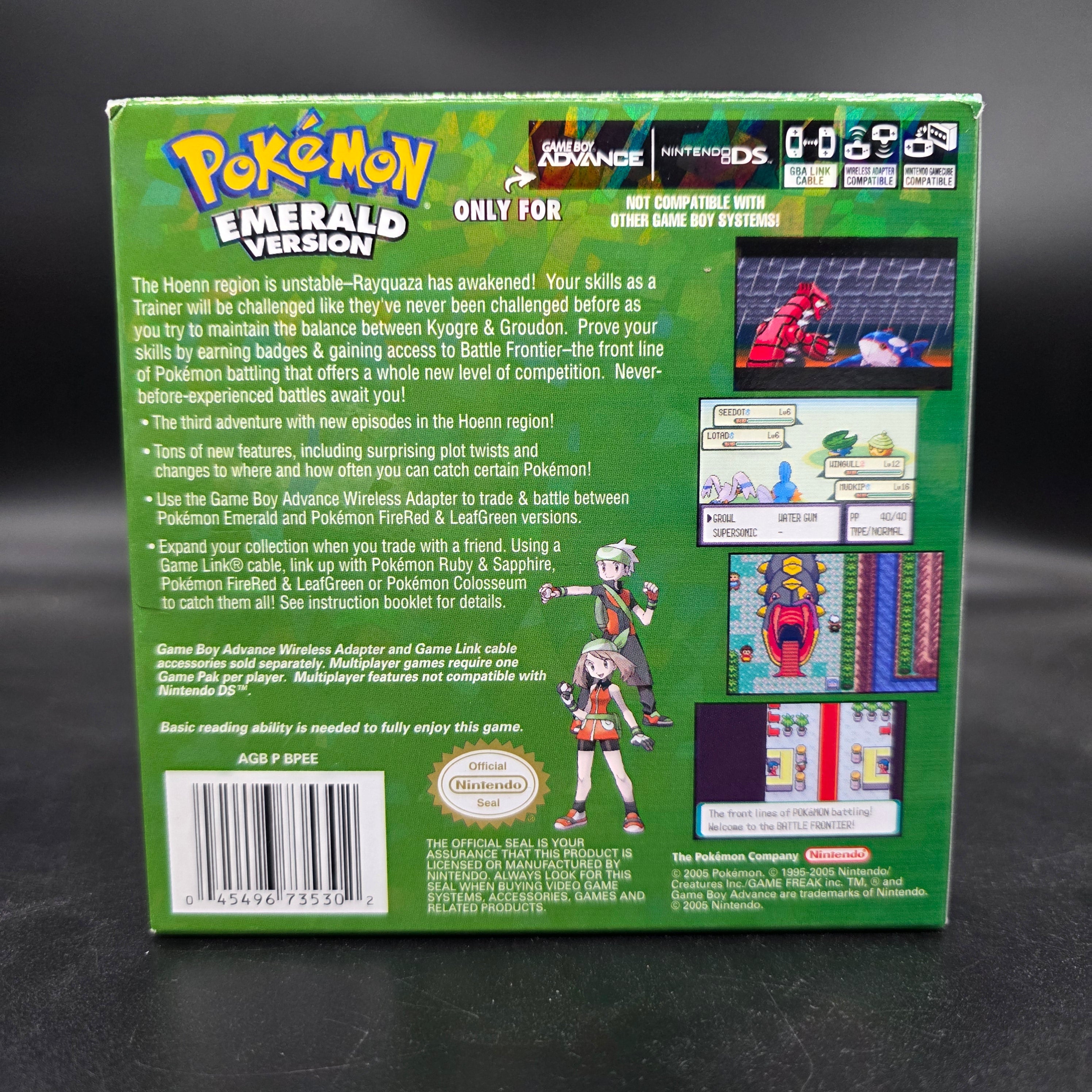 Pokemon Emerald: Complete  - Nintendo Game Boy Advance