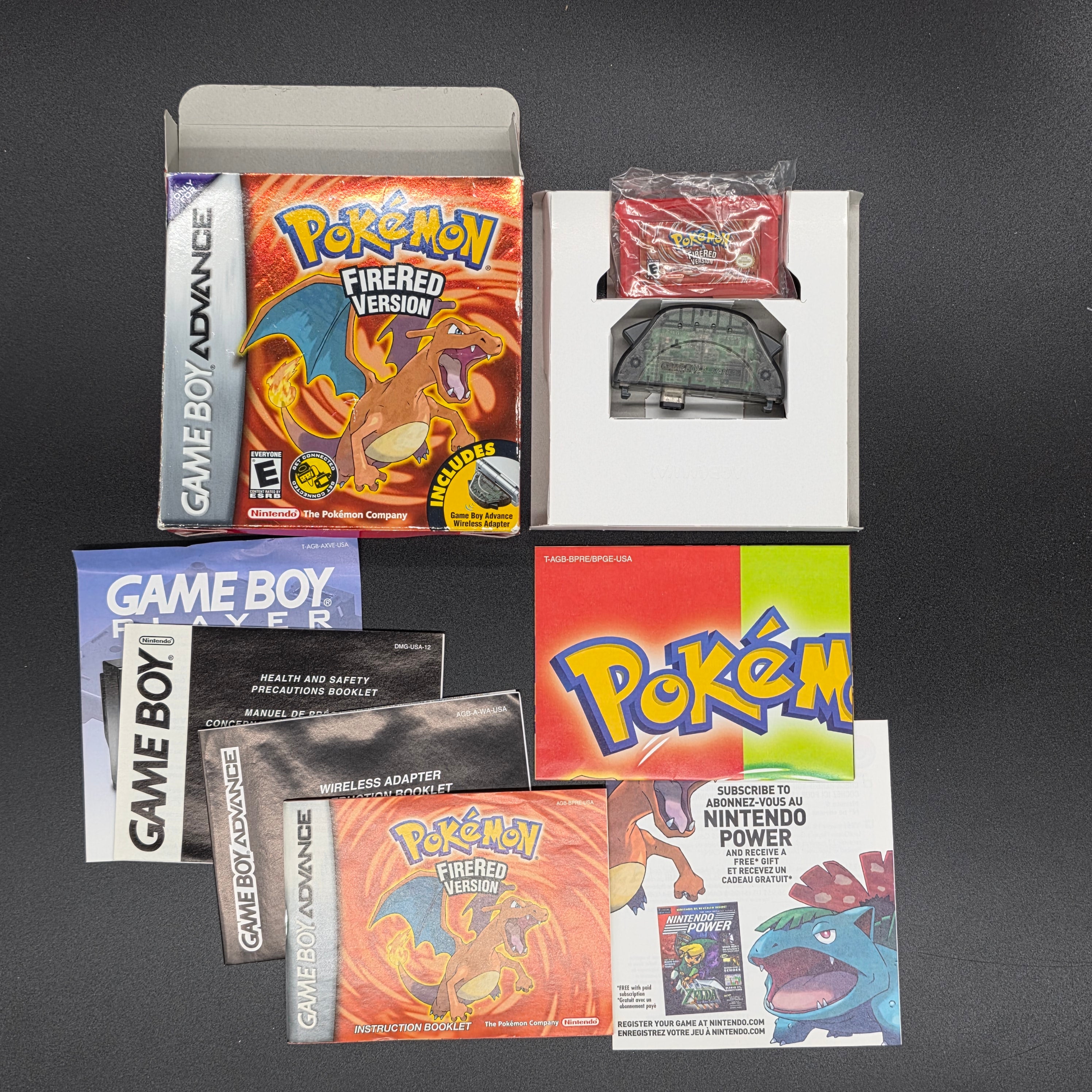 Pokemon Fire Red: Complete - Nintendo Game Boy Advance