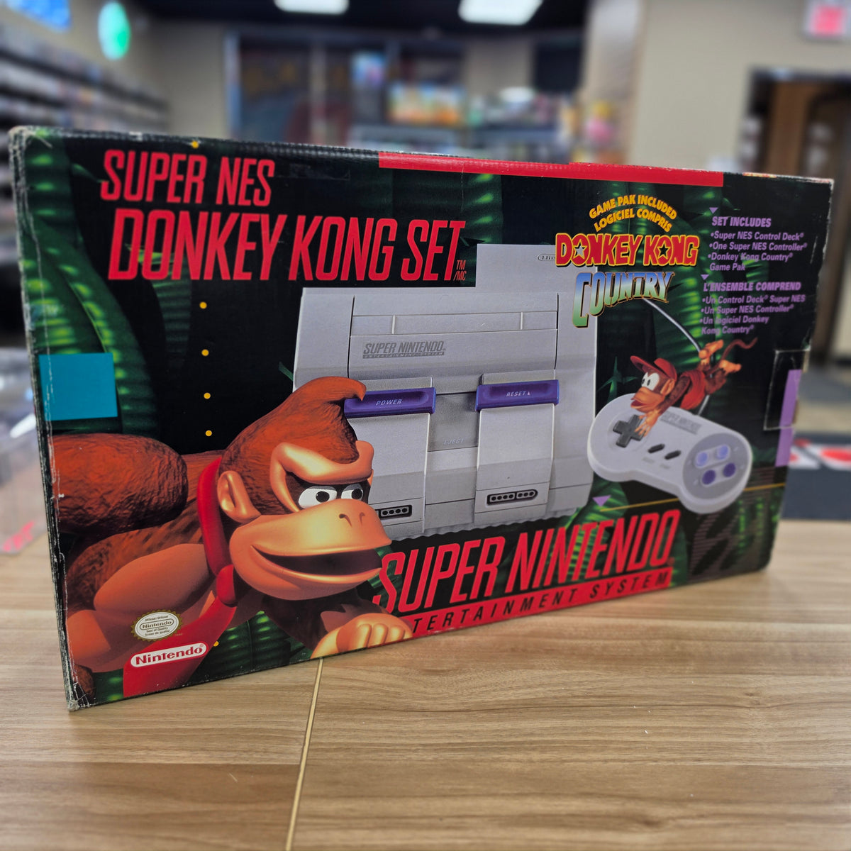 Super Nintendo Donkey Kong Set