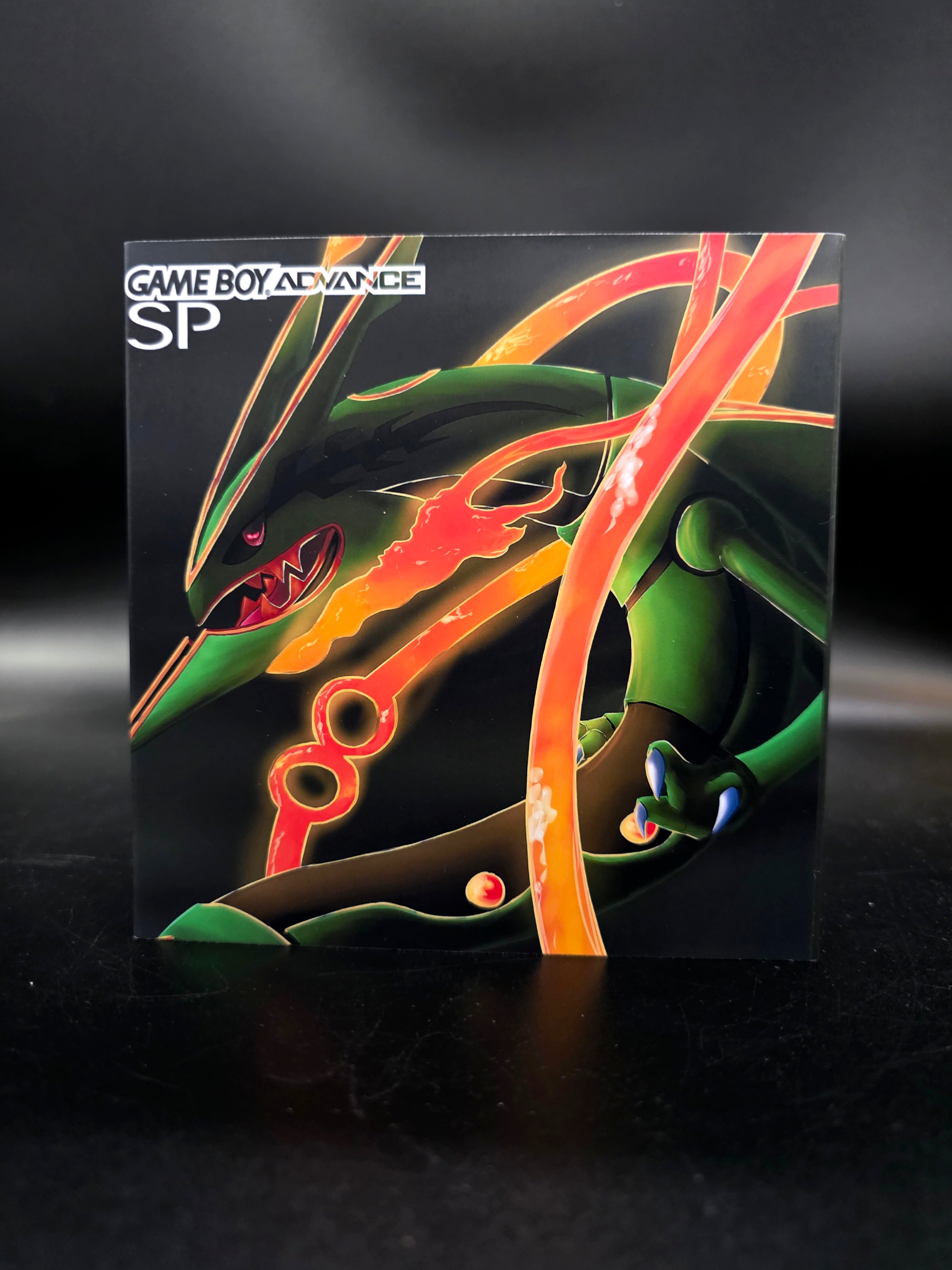 Nintendo Game Boy Advance SP (GBA SP) Custom Rayquaza Backlit Handheld Console