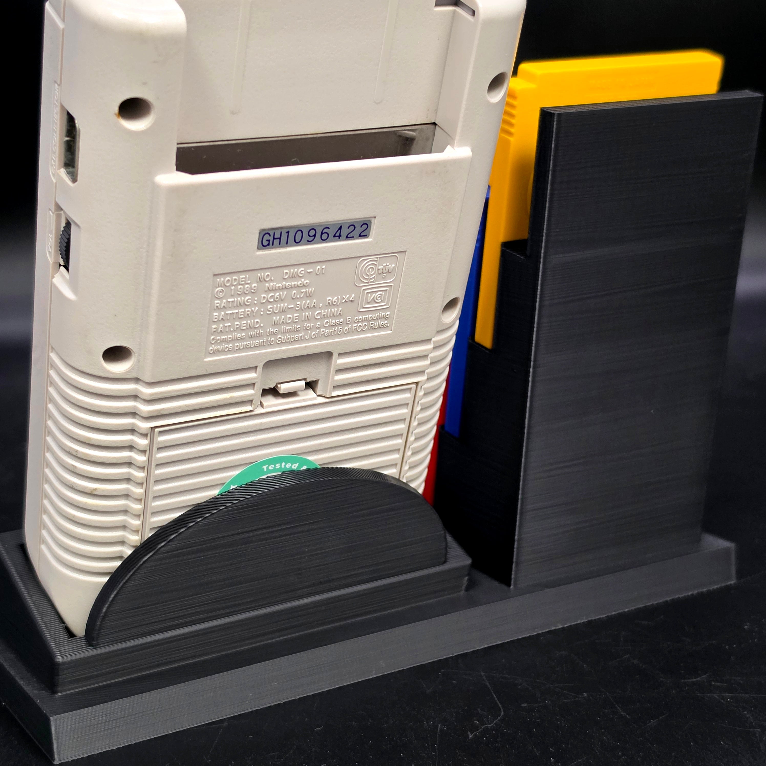 Nintendo Game Boy Console & Game Cartridge Display Stand [3D Printed]
