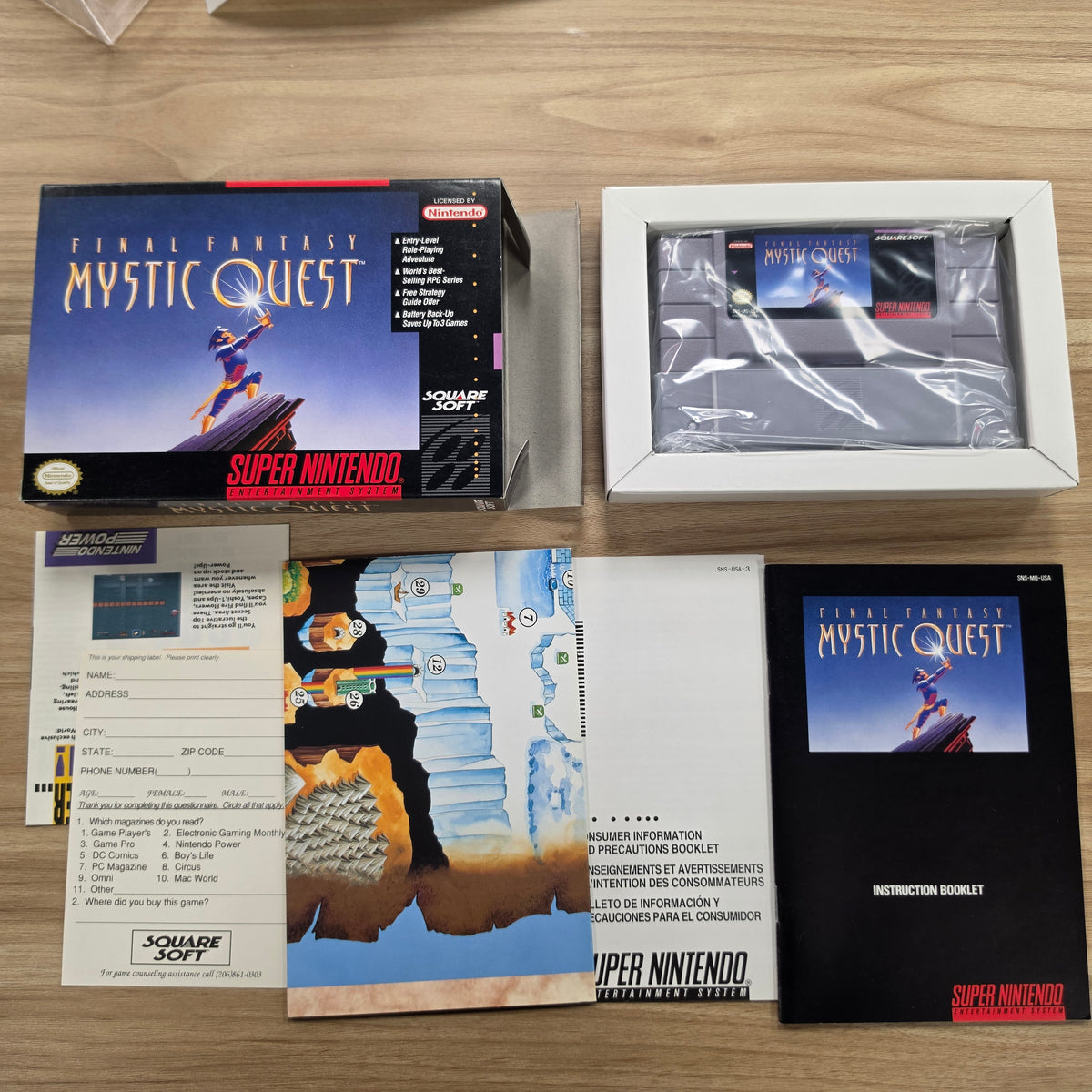 Final Fantasy Mystic Quest - Nintendo SNES