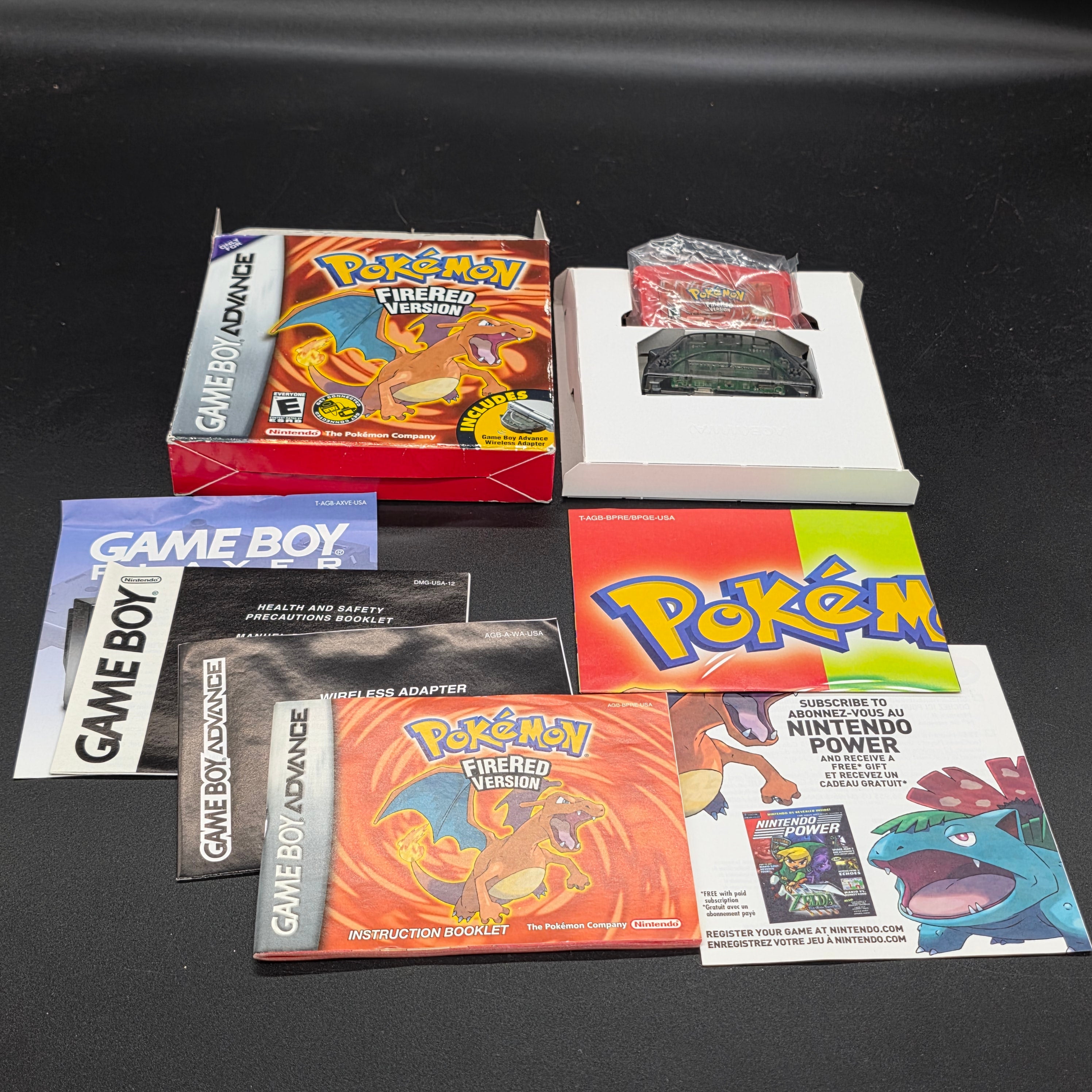 Pokemon Fire Red: Complete - Nintendo Game Boy Advance