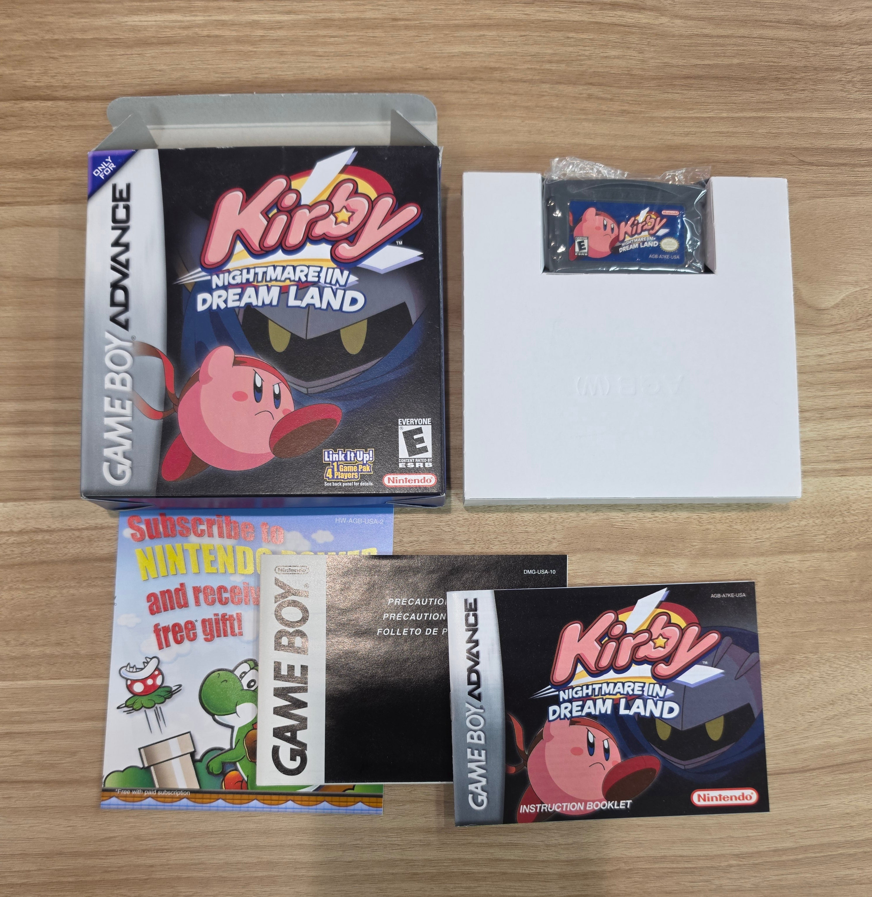 Kirby Nightmare in Dream land - Nintendo Game Boy Advance