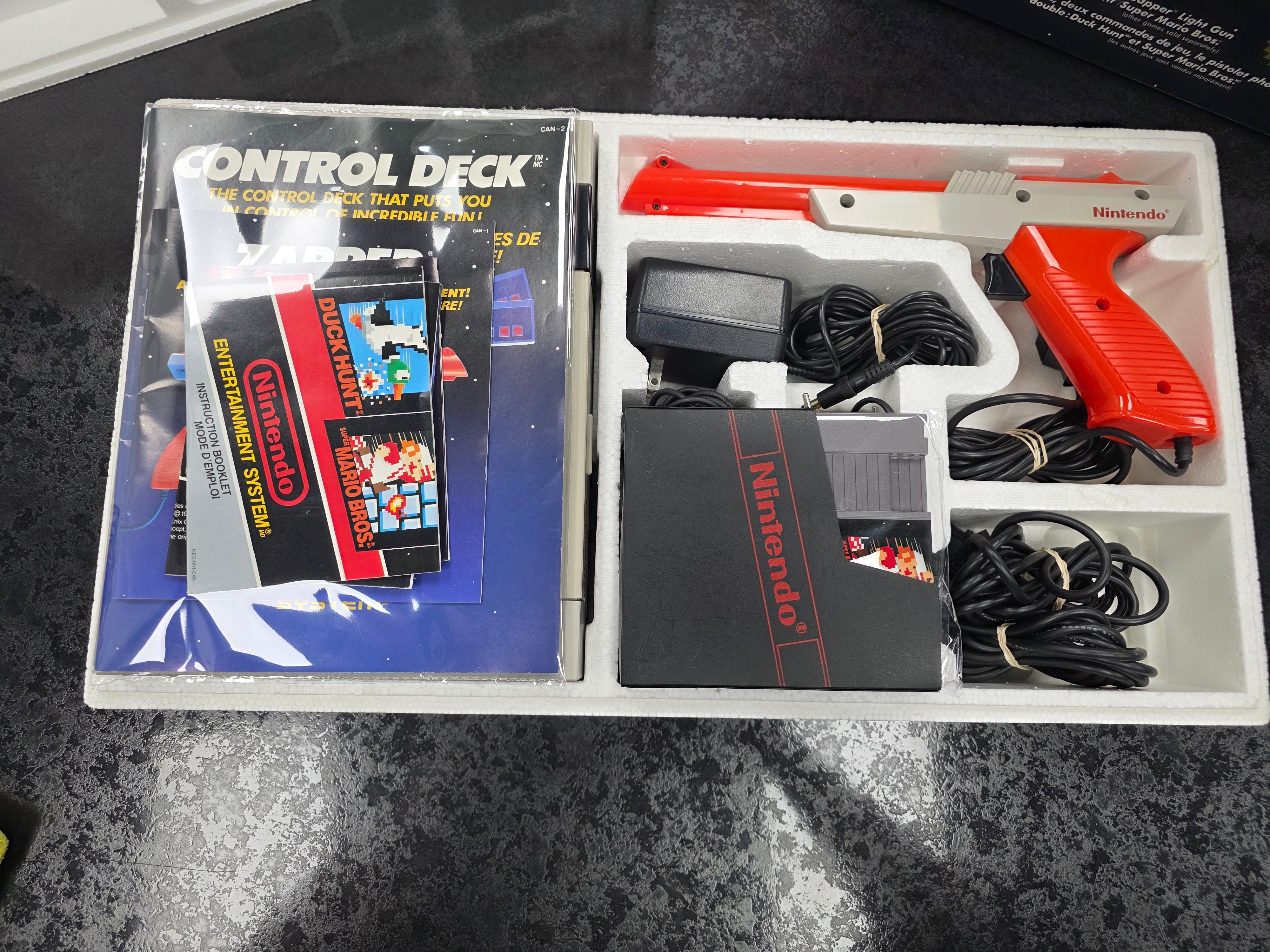 CIB Nintendo NES Action Set - Console Bundle