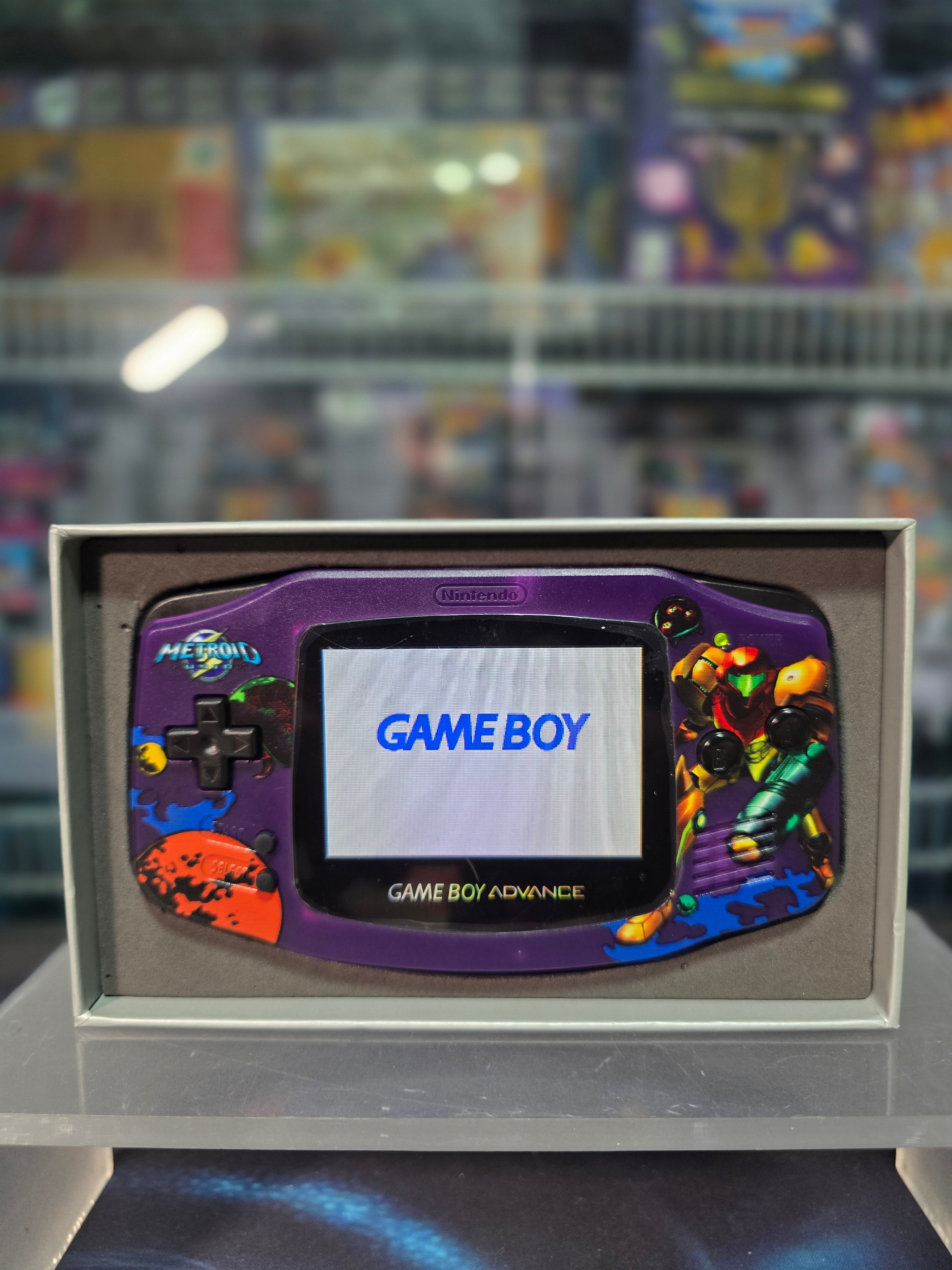 Nintendo Game Boy Advance (GBA) Custom Metroid Backlit Handheld Console