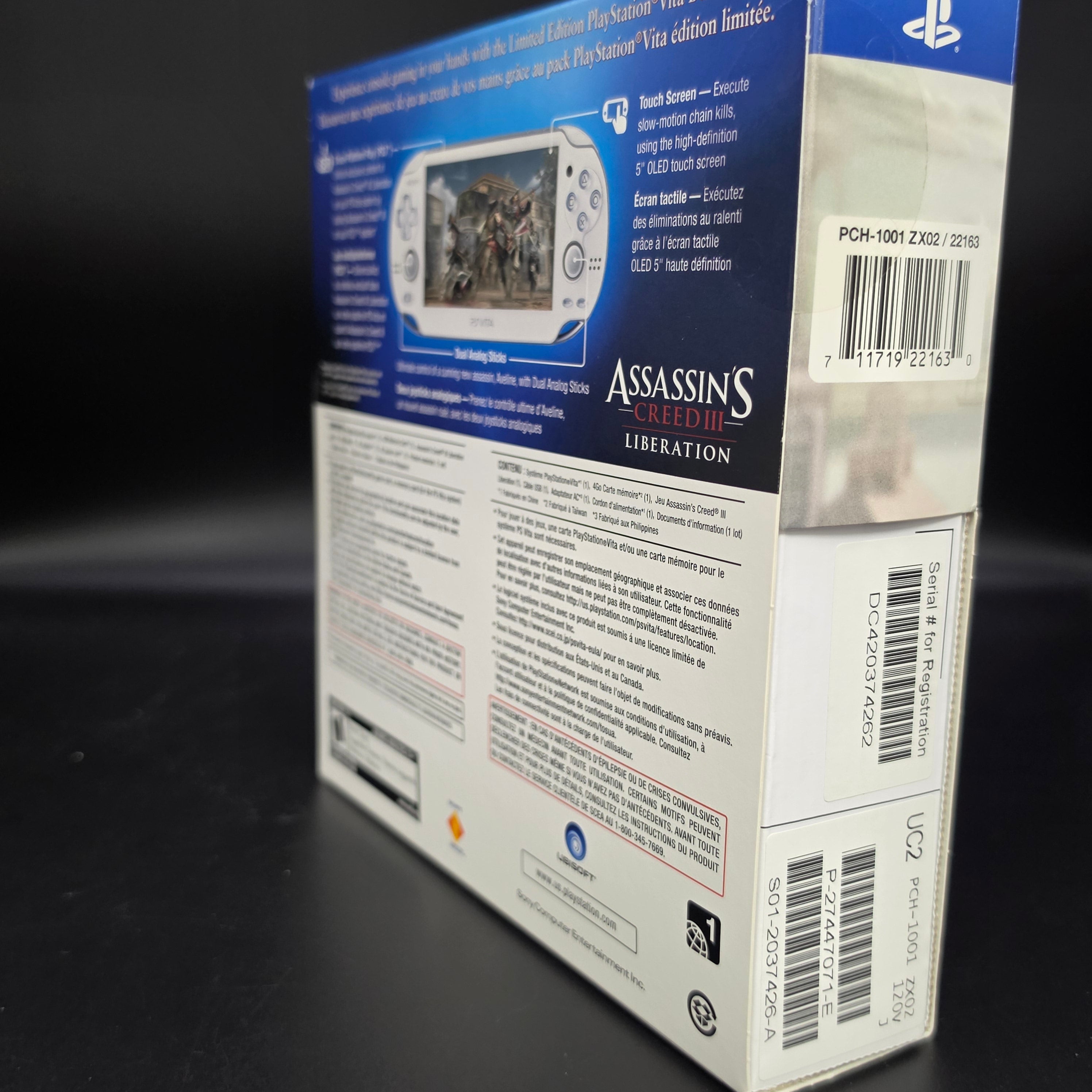 PlayStation Vita (PCH-1001) – Assassin’s Creed III Liberation Limited Edition Bundle [Factory Sealed]