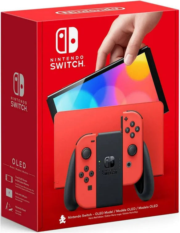 Nintendo Switch OLED Bundle – Mario Red Special Edition Console