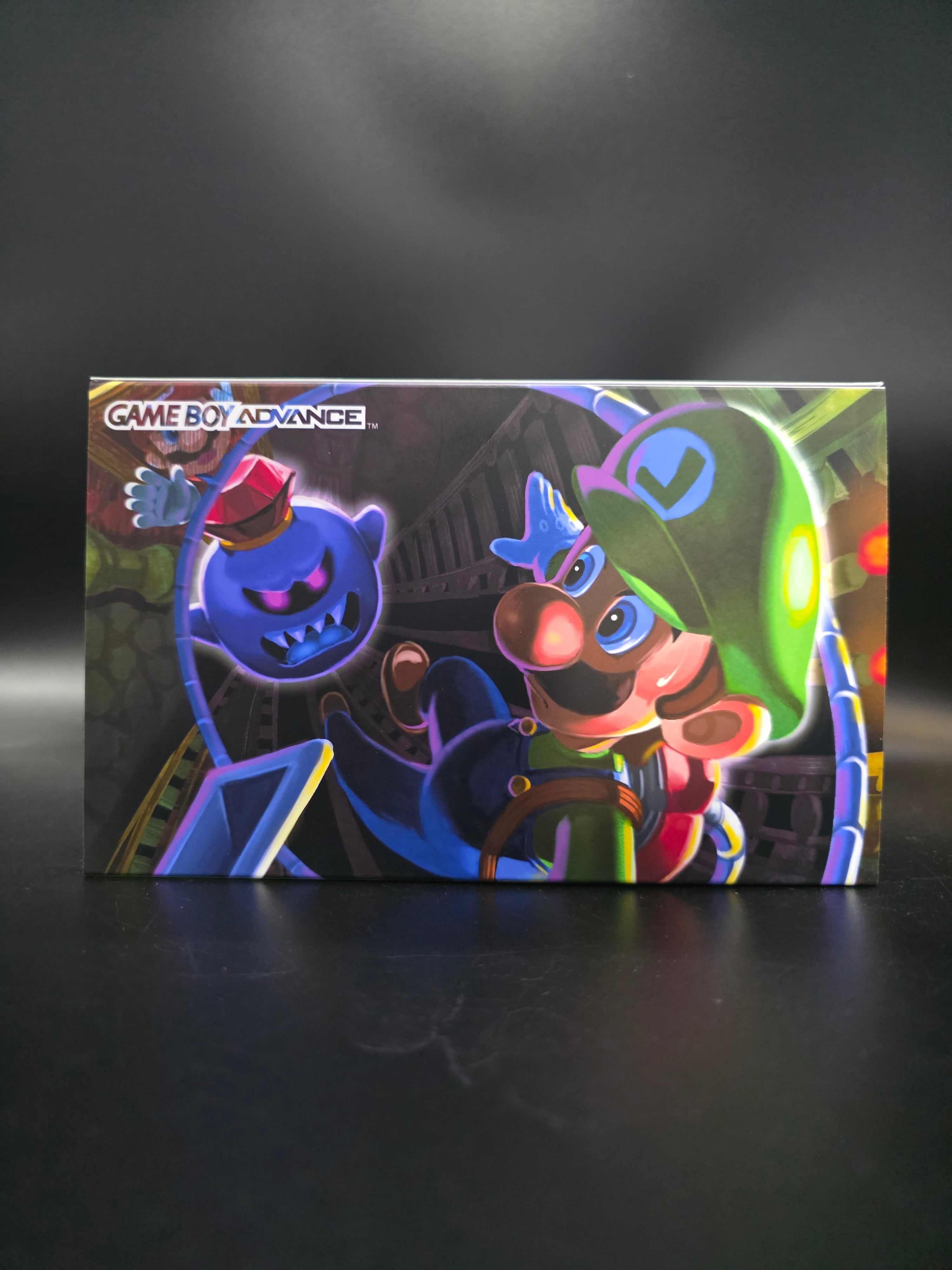 Nintendo Game Boy Advance (GBA) Custom Luigi Backlit Handheld Console