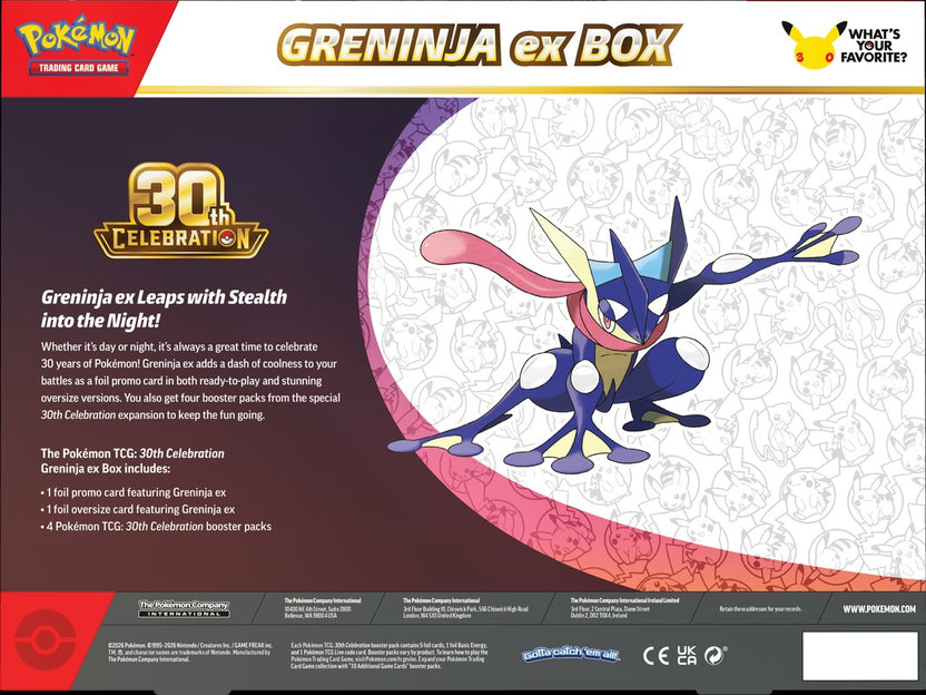 Pokemon - 30th Celebration - Pokemon EX Box