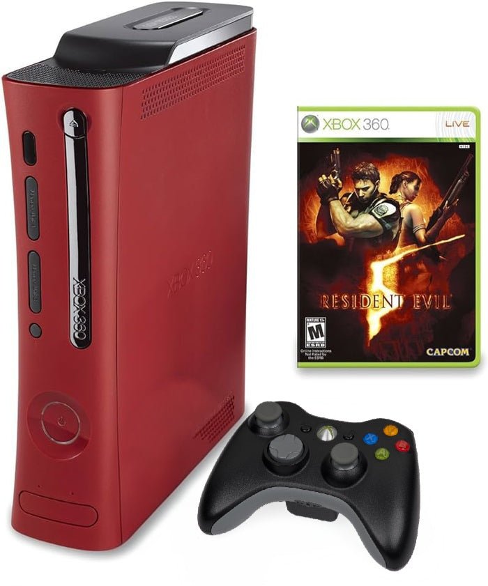 Microsoft Xbox 360 Resident Evil Elite Red Console Bundle