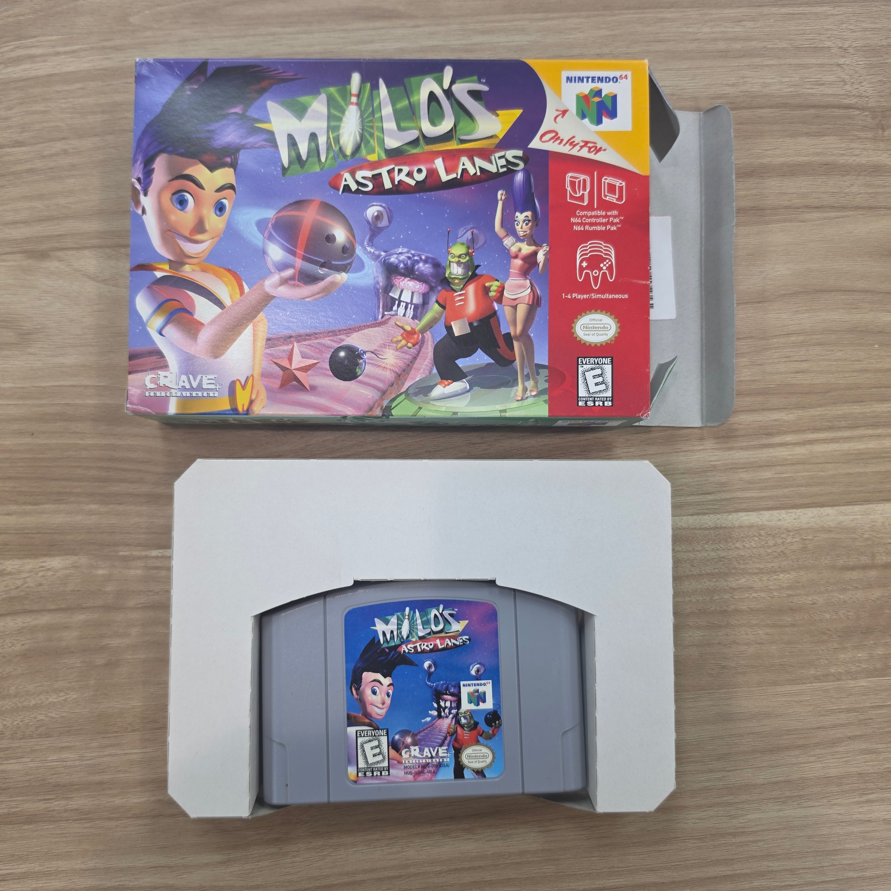 Milo's Astro Lanes - Nintendo N64