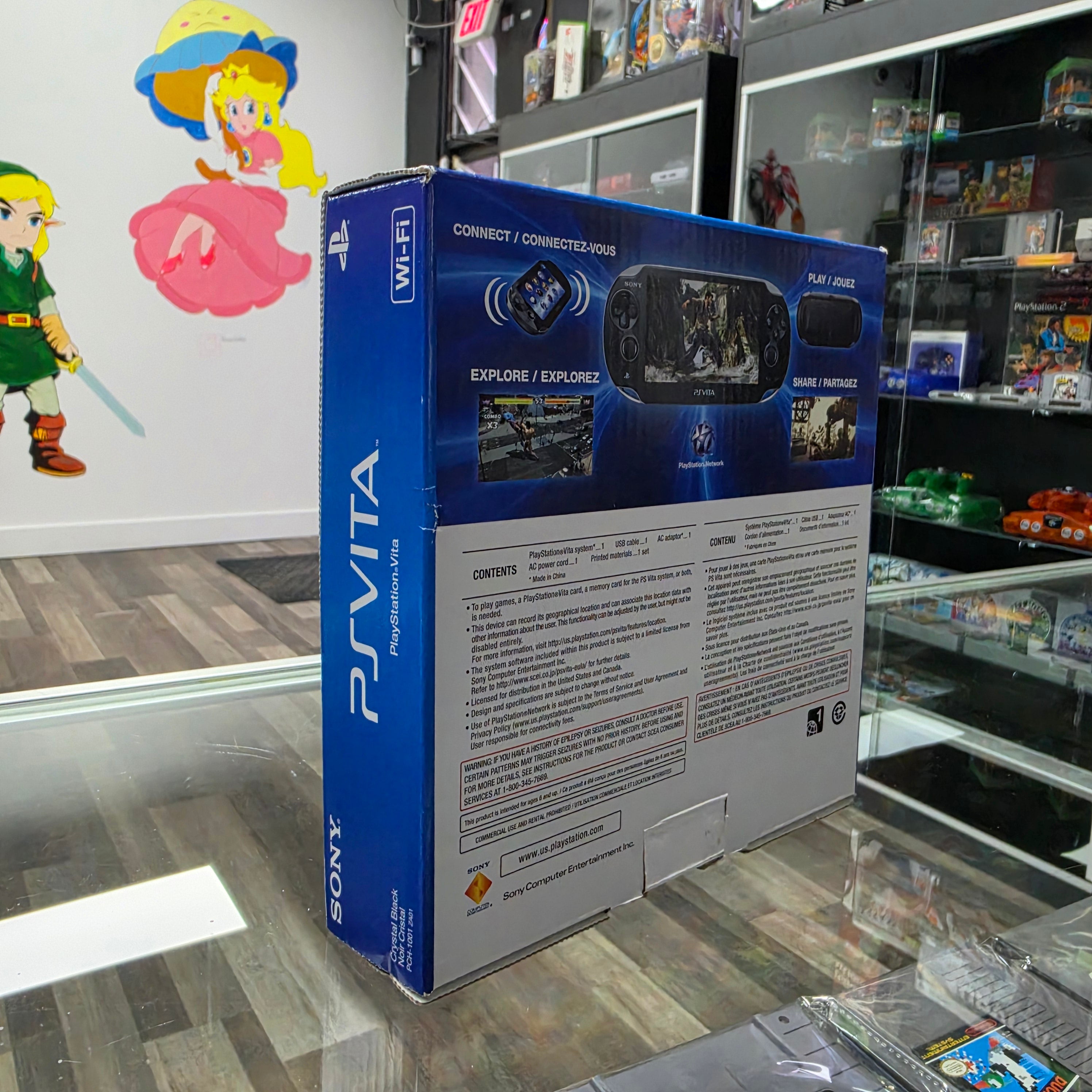 (CIB) Sony PlayStation PS Vita Black Handheld Console (PCH-1001)