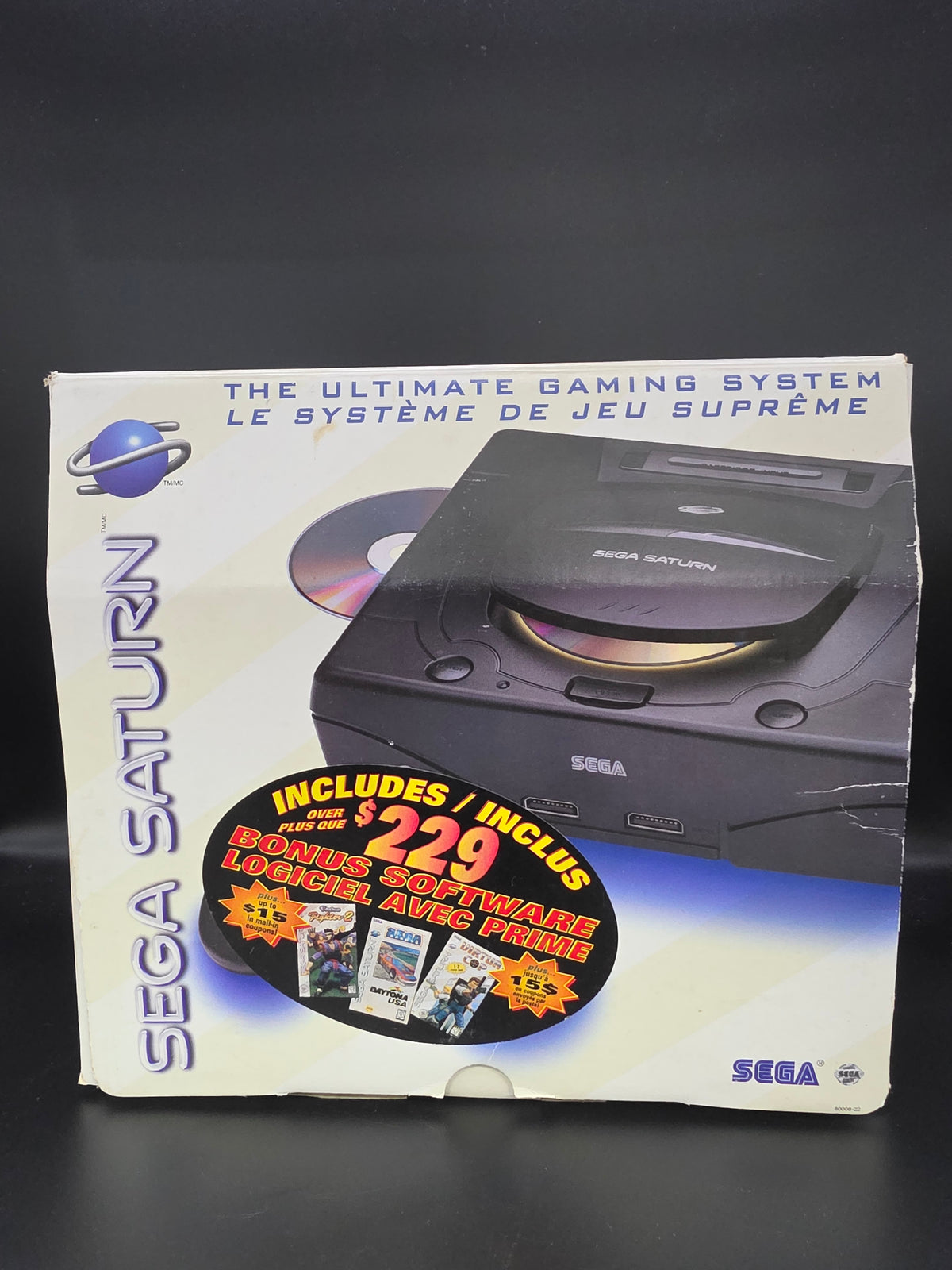 Sega Saturn Console Bundle [MK-80000] (CIB)