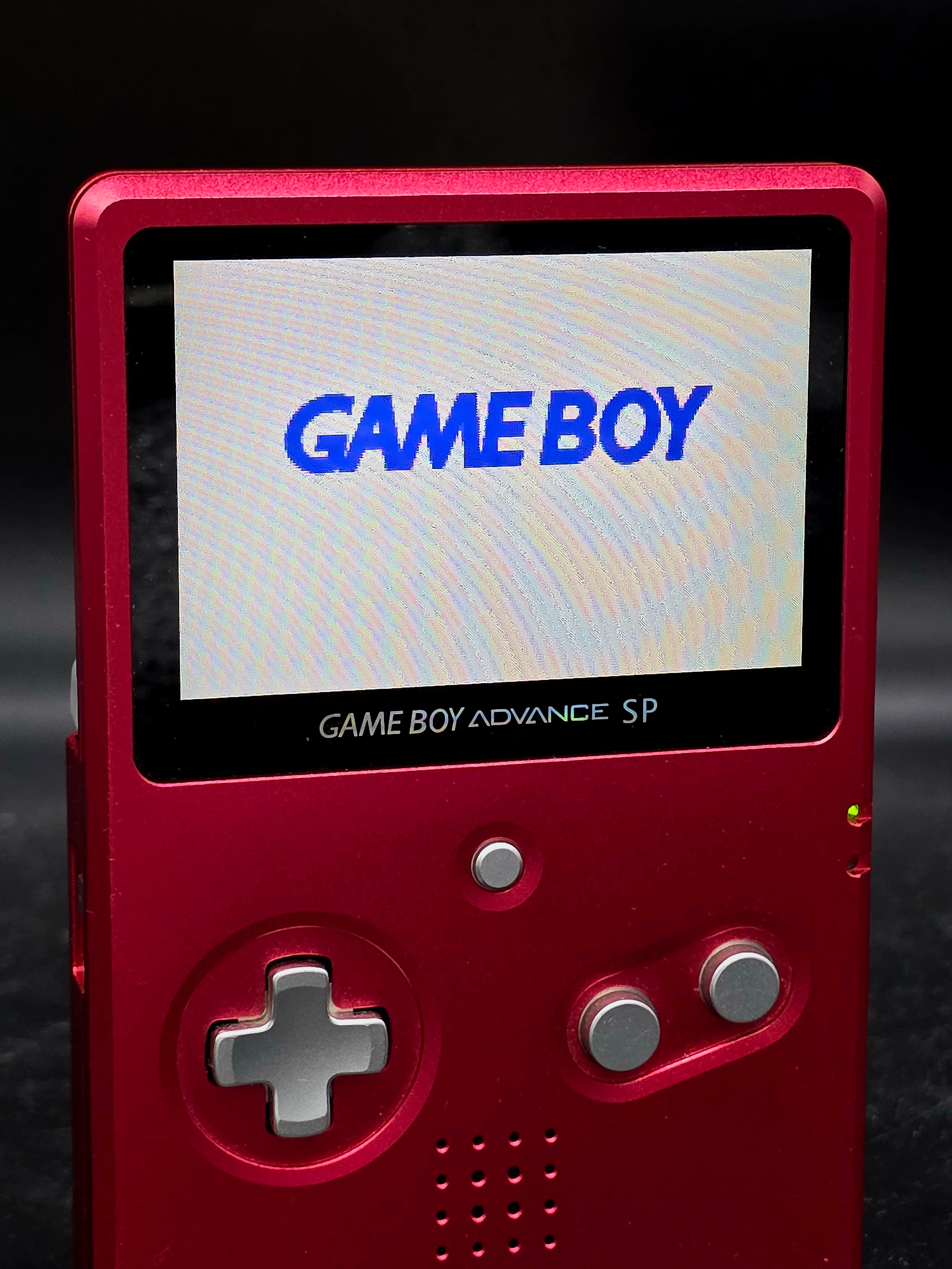 Boxy Pixel Unhinged - Nintendo Game Boy Advance GBA SP Handheld Console