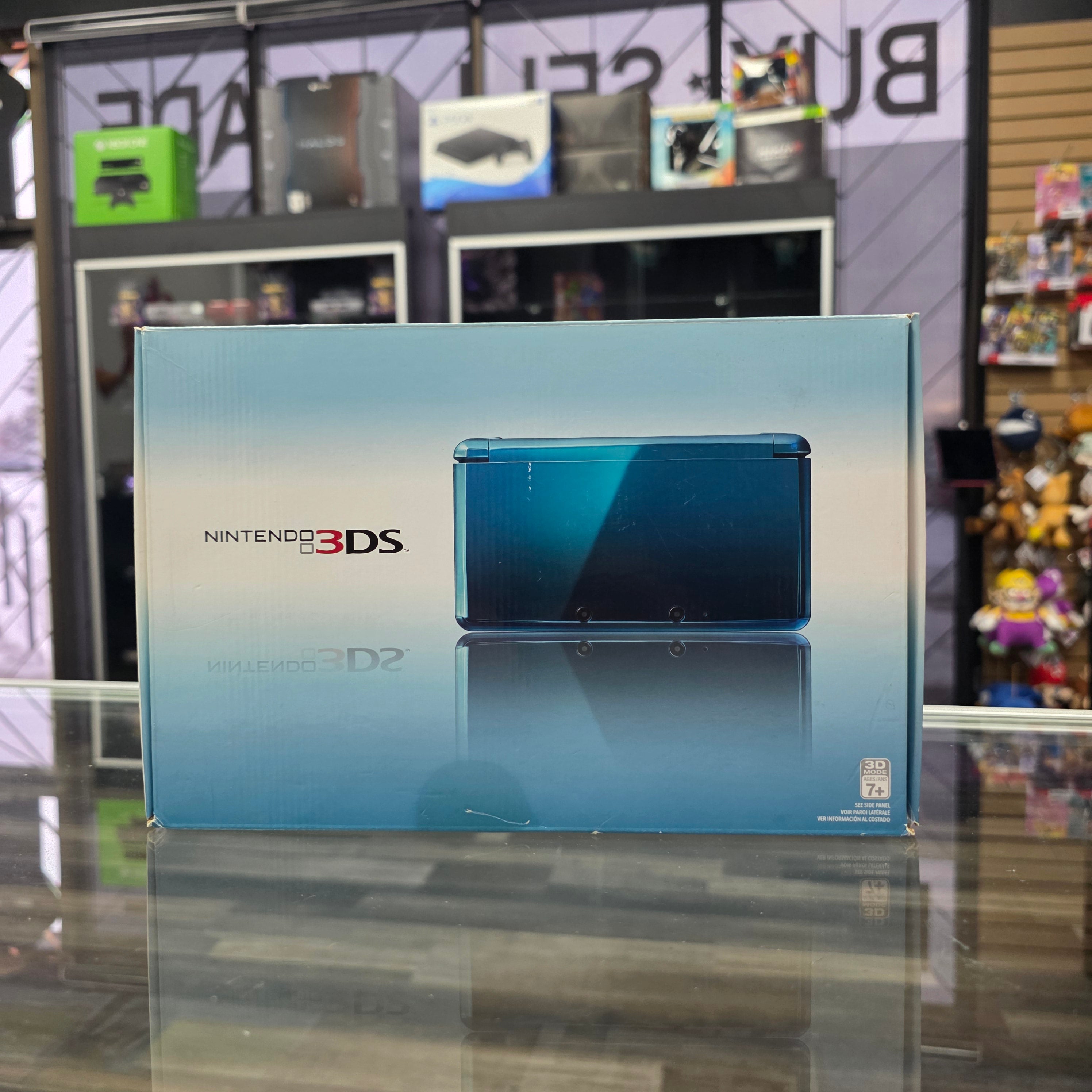 Nintendo 3DS Launch Edition Aqua Blue Handheld Console Console and Box