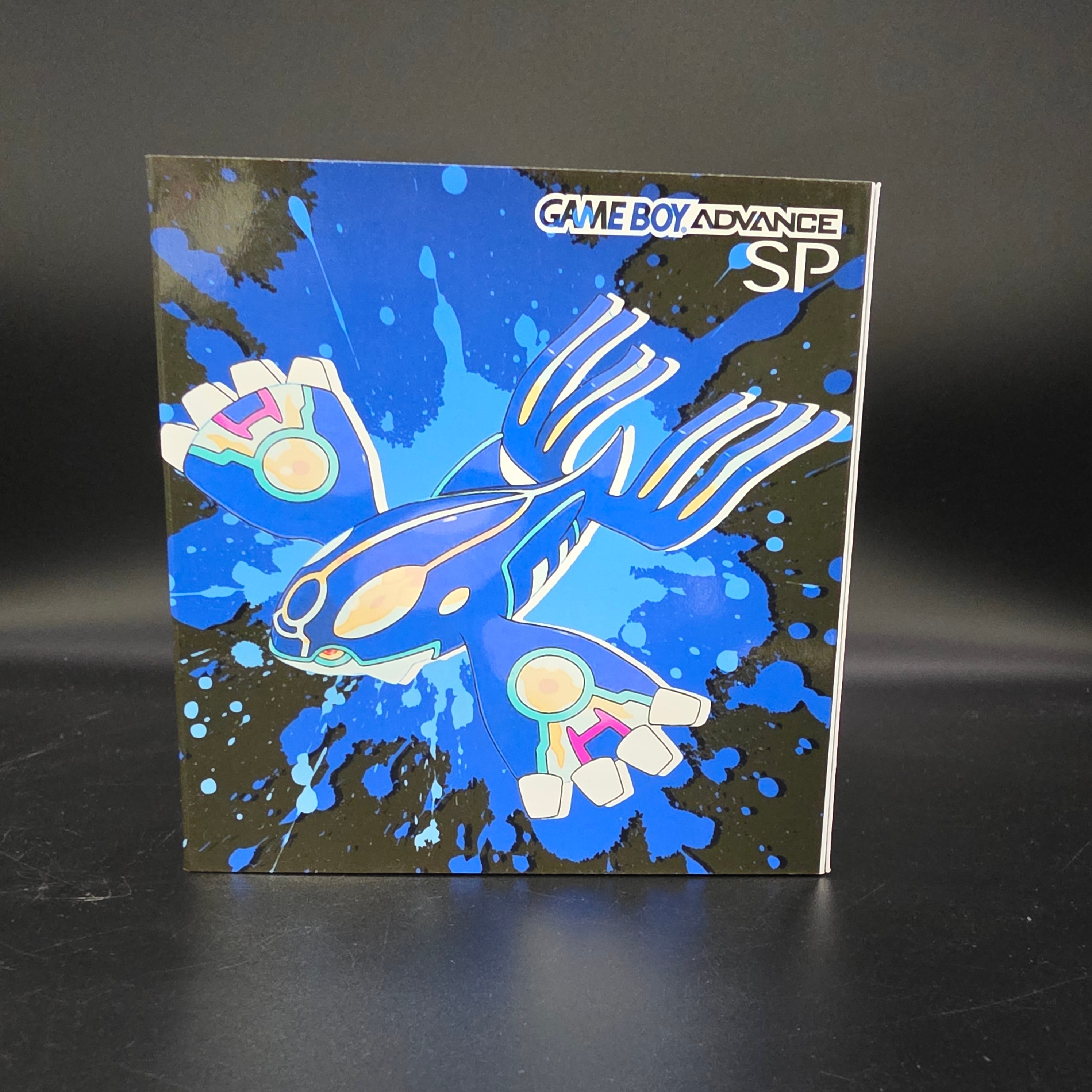Nintendo Game Boy Advance SP (GBA SP) Custom Kyogre Backlit Handheld Console