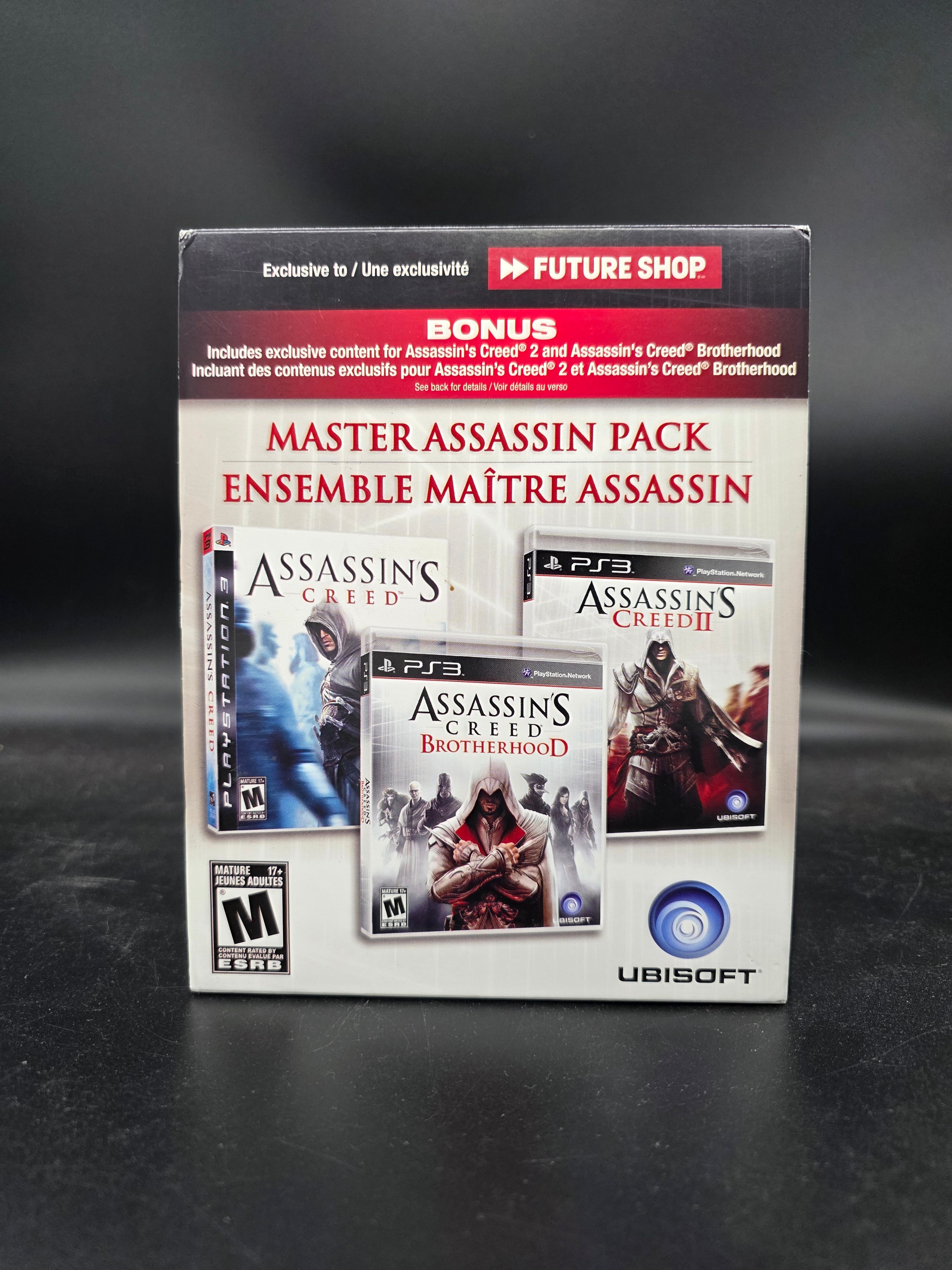 Assassin's Creed Master Assassin Pack (1, 2, Brotherhood)- Sony PlayStation 3 (PS3)