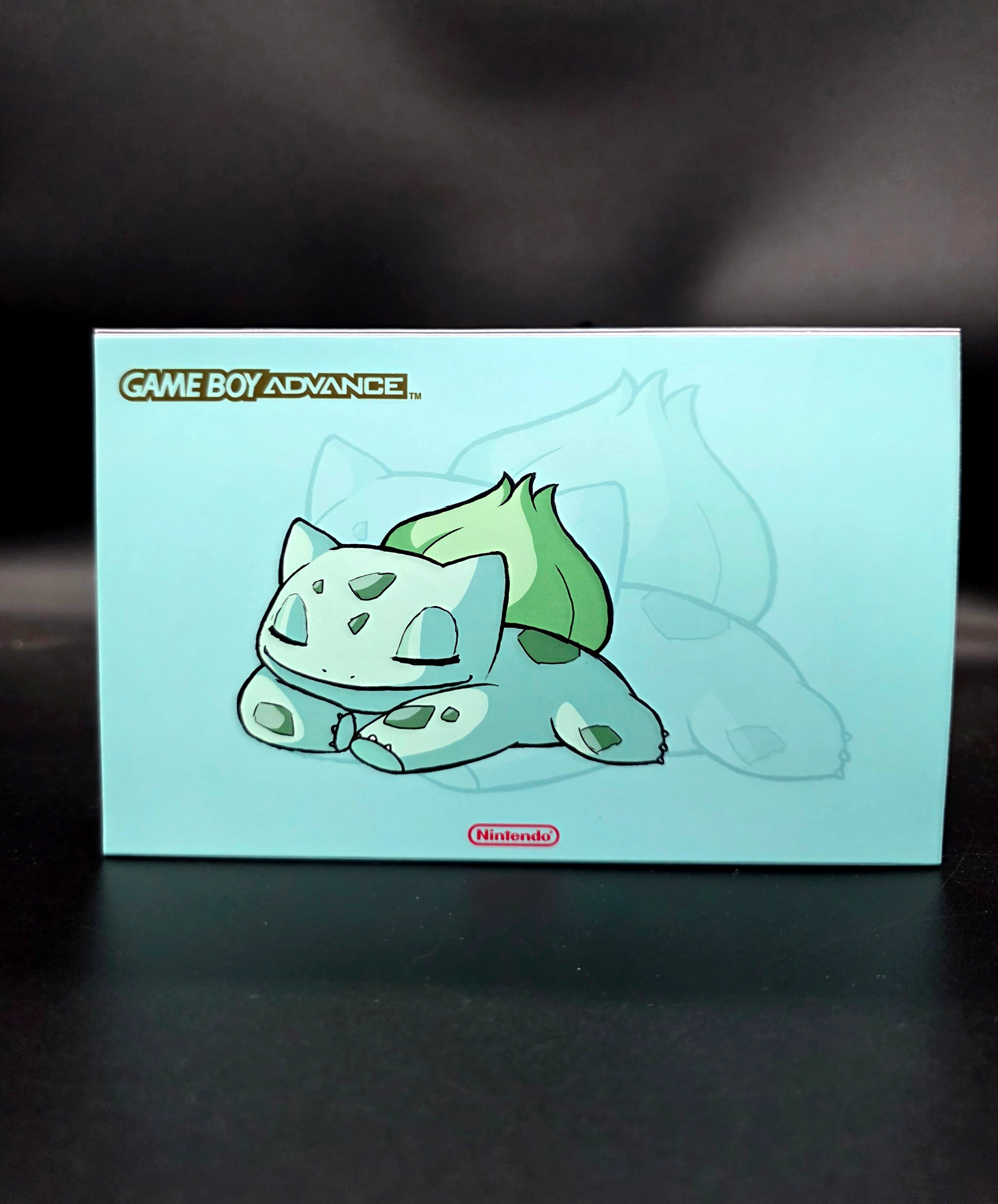 Nintendo Game Boy Advance (GBA) Custom Bulbasaur Backlit Handheld Console