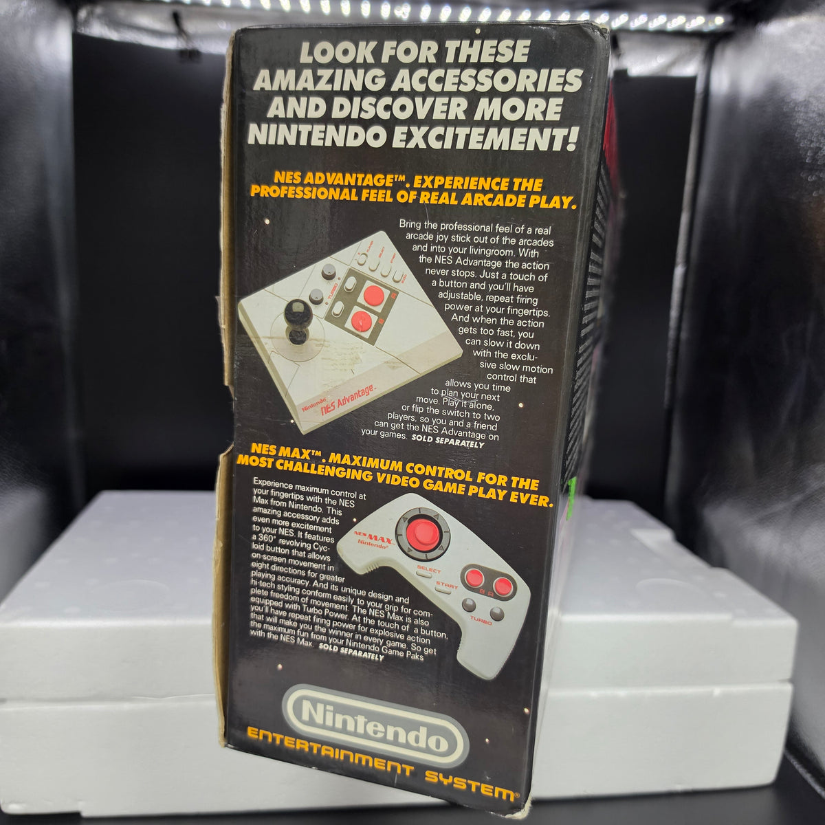 CIB Nintendo NES Action Set - Console Bundle [Grey Zapper)