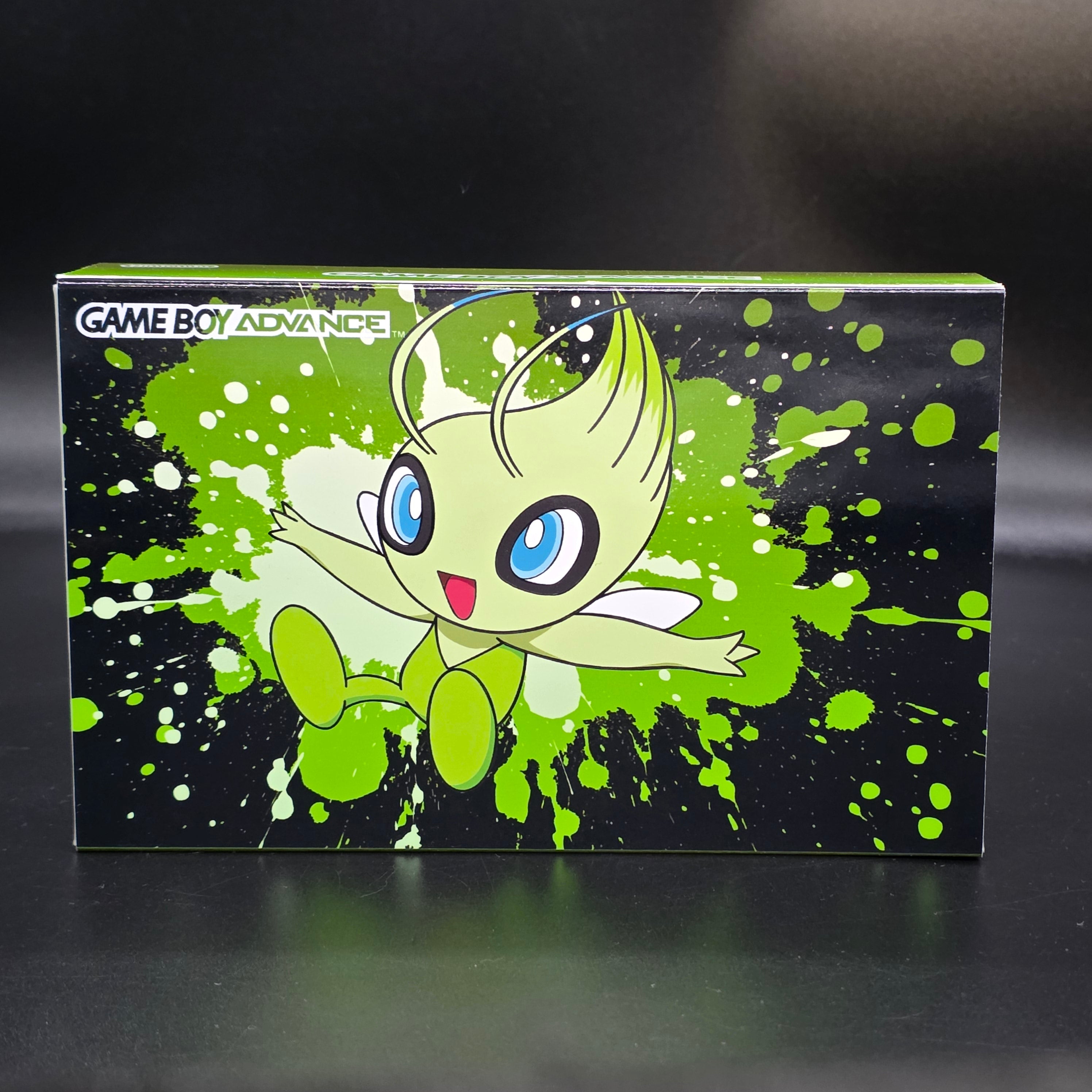 Nintendo Game Boy Advance (GBA) Custom Celebi Backlit Handheld Console