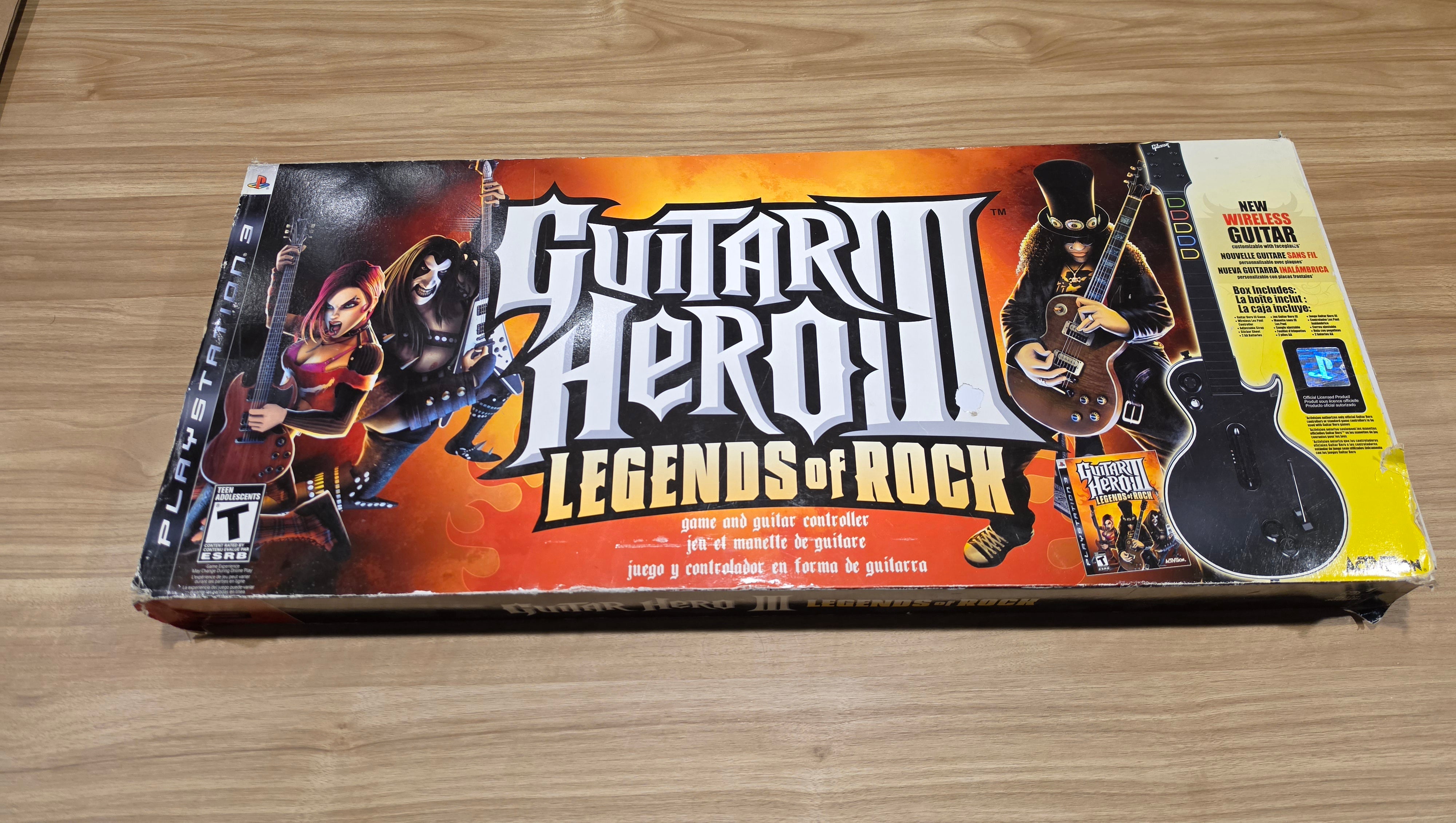 Guitar Hero III Legends of Rock Guitar Bundle - Sony PlayStation 3 (PS3)
