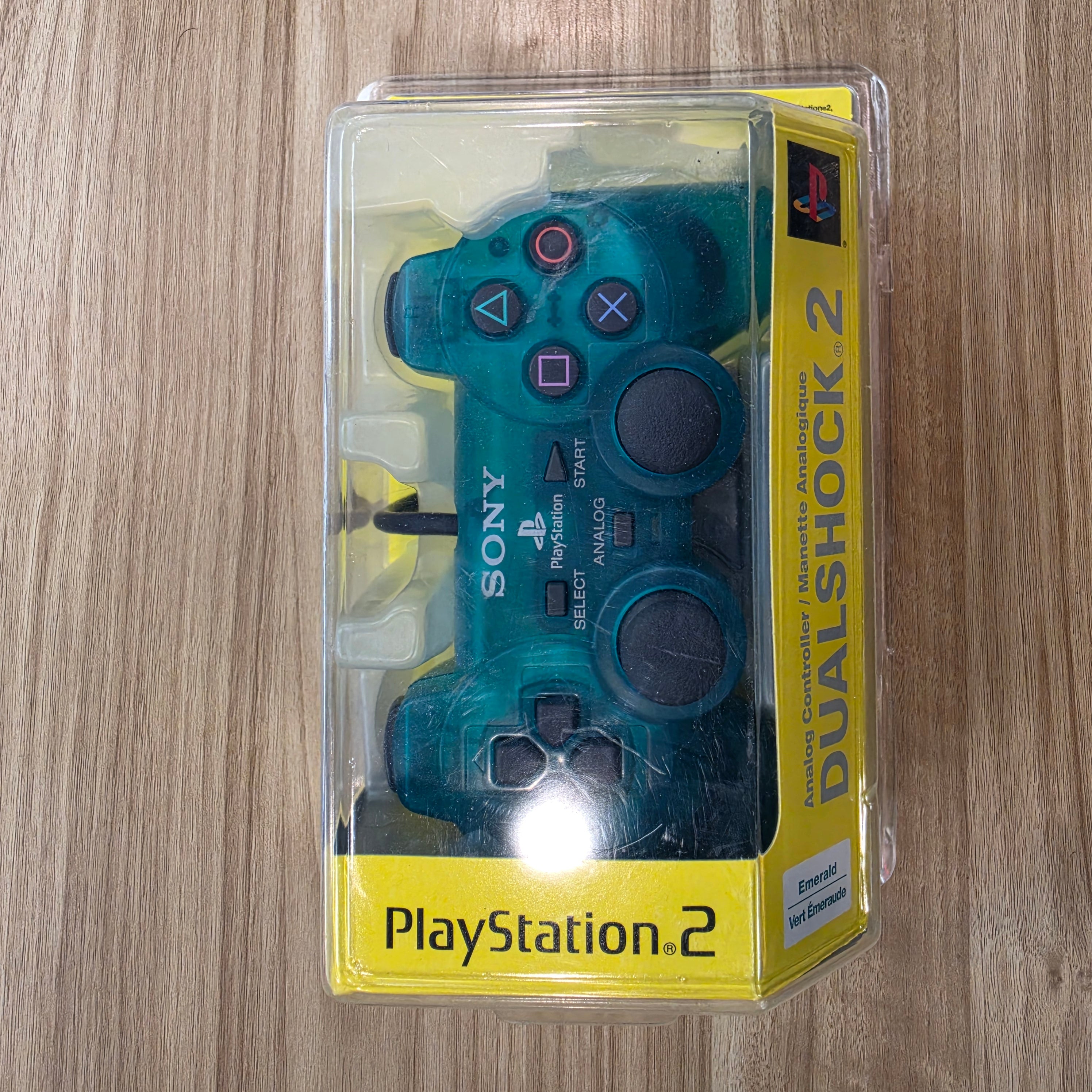 Sony PlayStation 2 PS2 DualShock 2 Clear Emerald Green Controller NEW