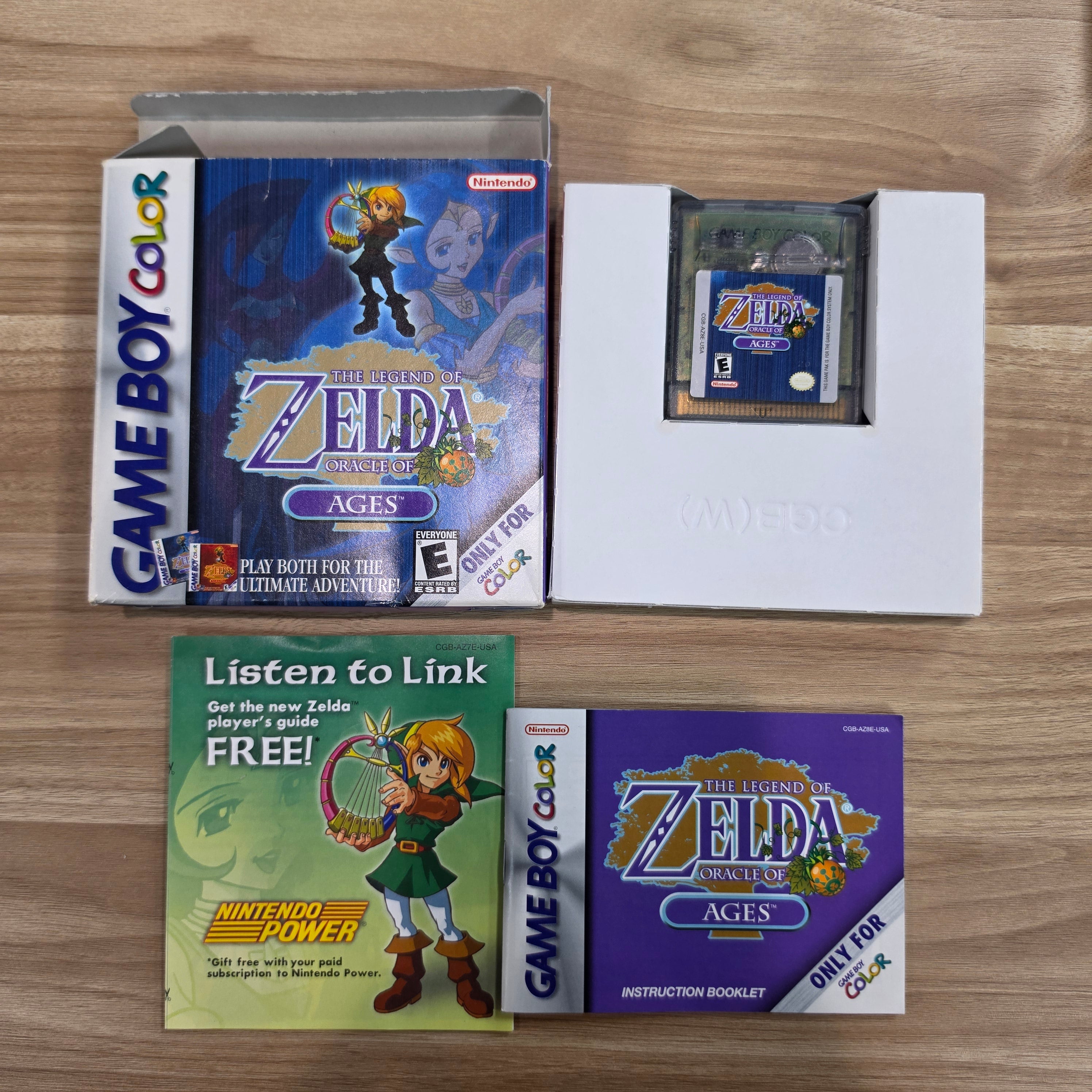 The Legend of Zelda Oracle of Ages - Nintendo Game Boy Color