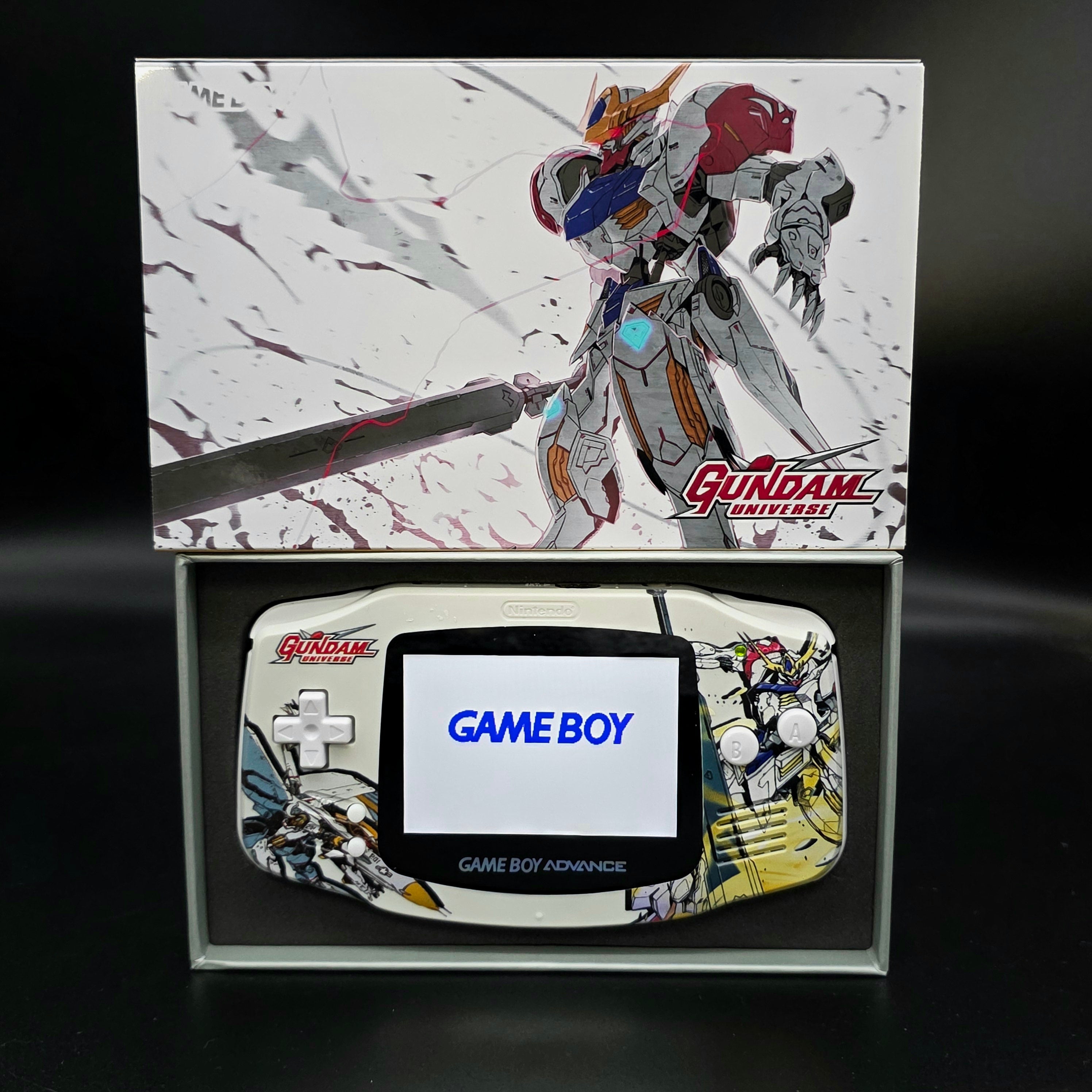 Nintendo Game Boy Advance (GBA) Custom Gundam Backlit Handheld Console