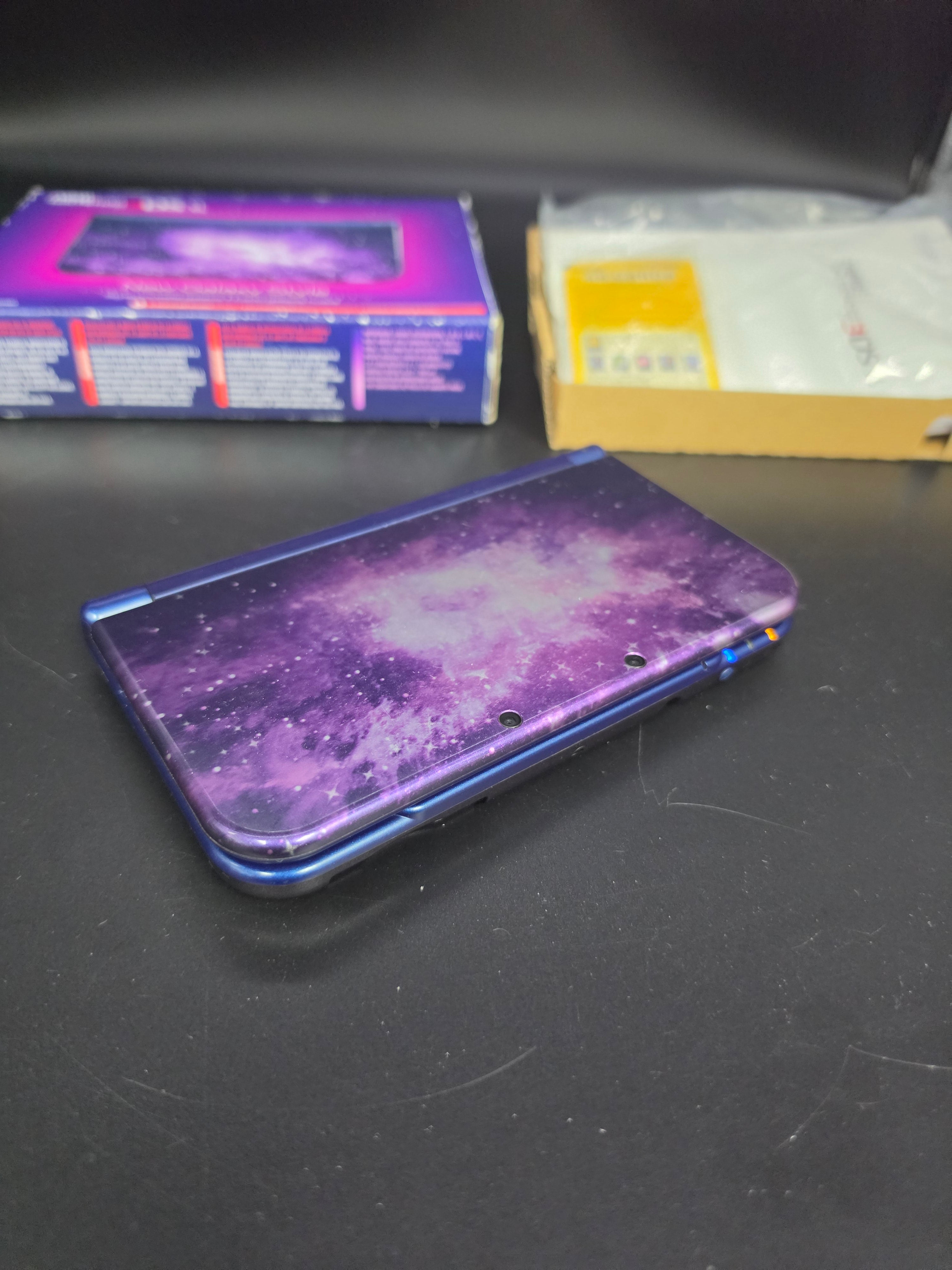 Complete in box "NEW" Nintendo 3DS XL Galaxy Handheld System [B]