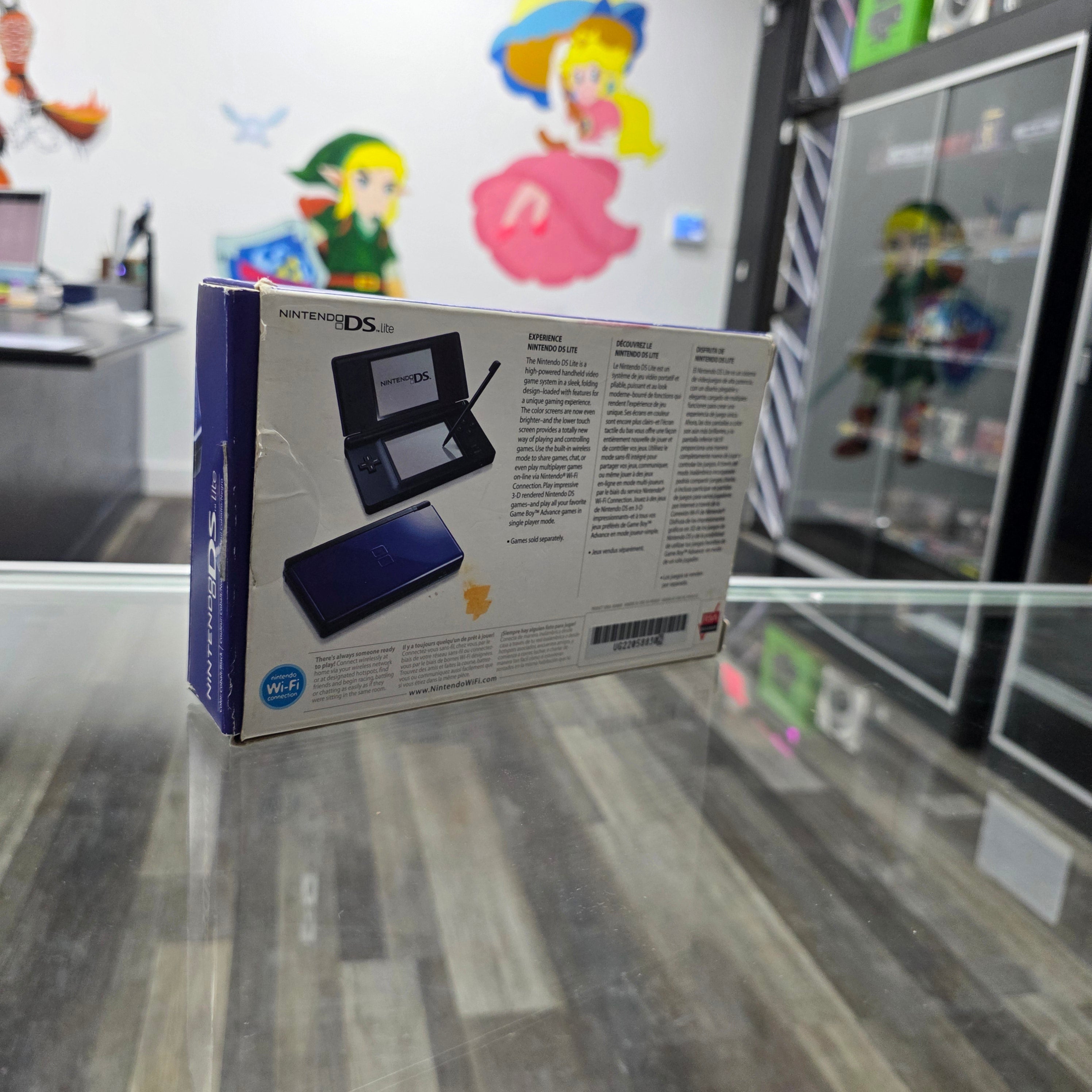 Complete in Box Nintendo DS Lite Blue Handheld Console