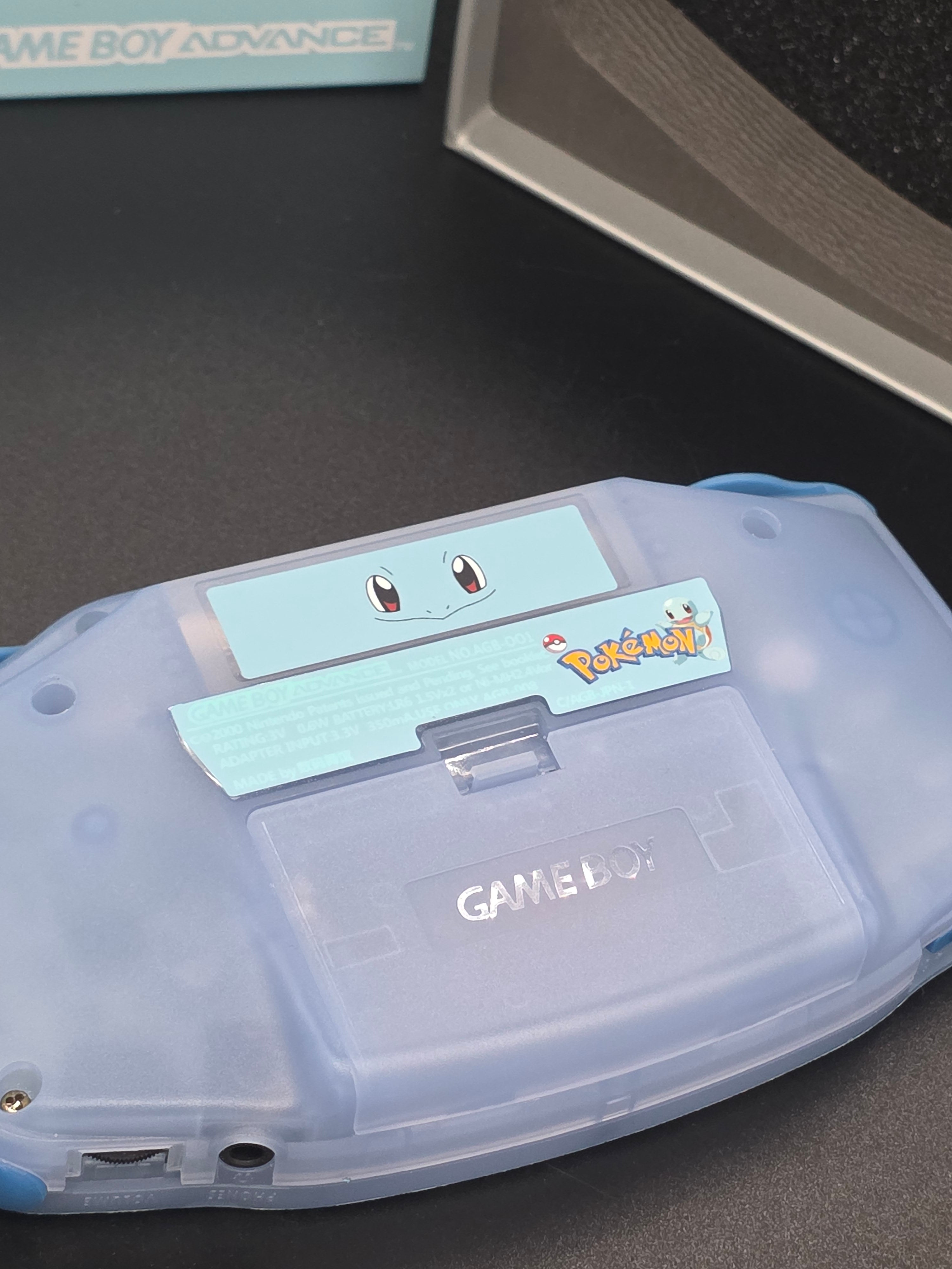 Nintendo Game Boy Advance (GBA) Custom Squirtle Backlit Handheld Console