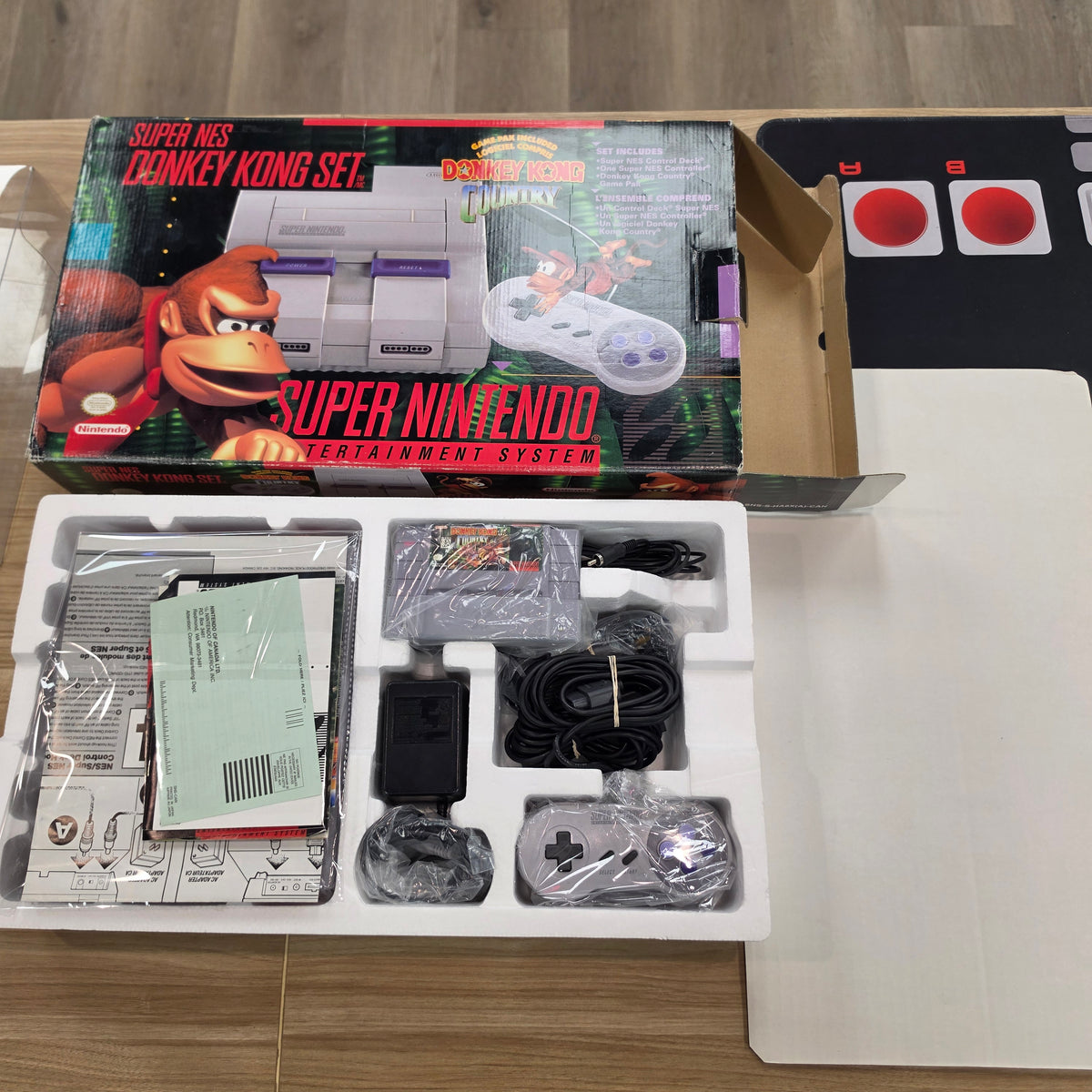Super Nintendo Donkey Kong Set