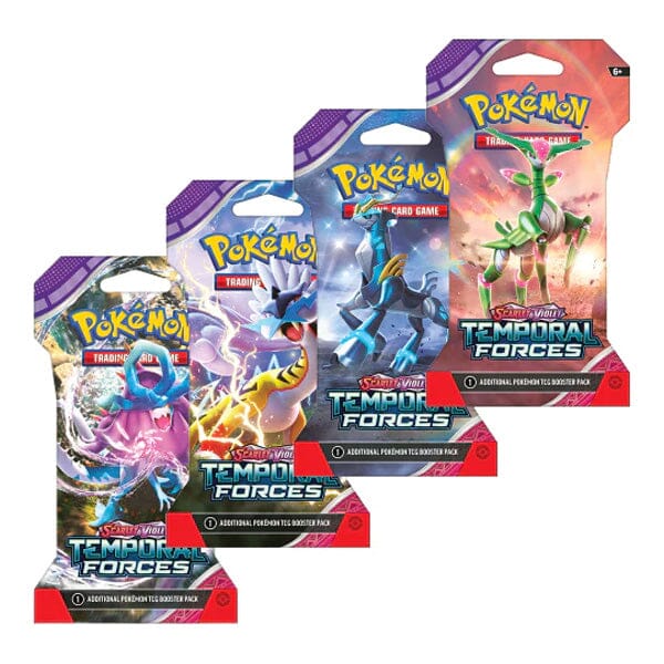 Pokemon TCG - Scarlet & Violet - Temporal Forces - Sleeved Booster Pack