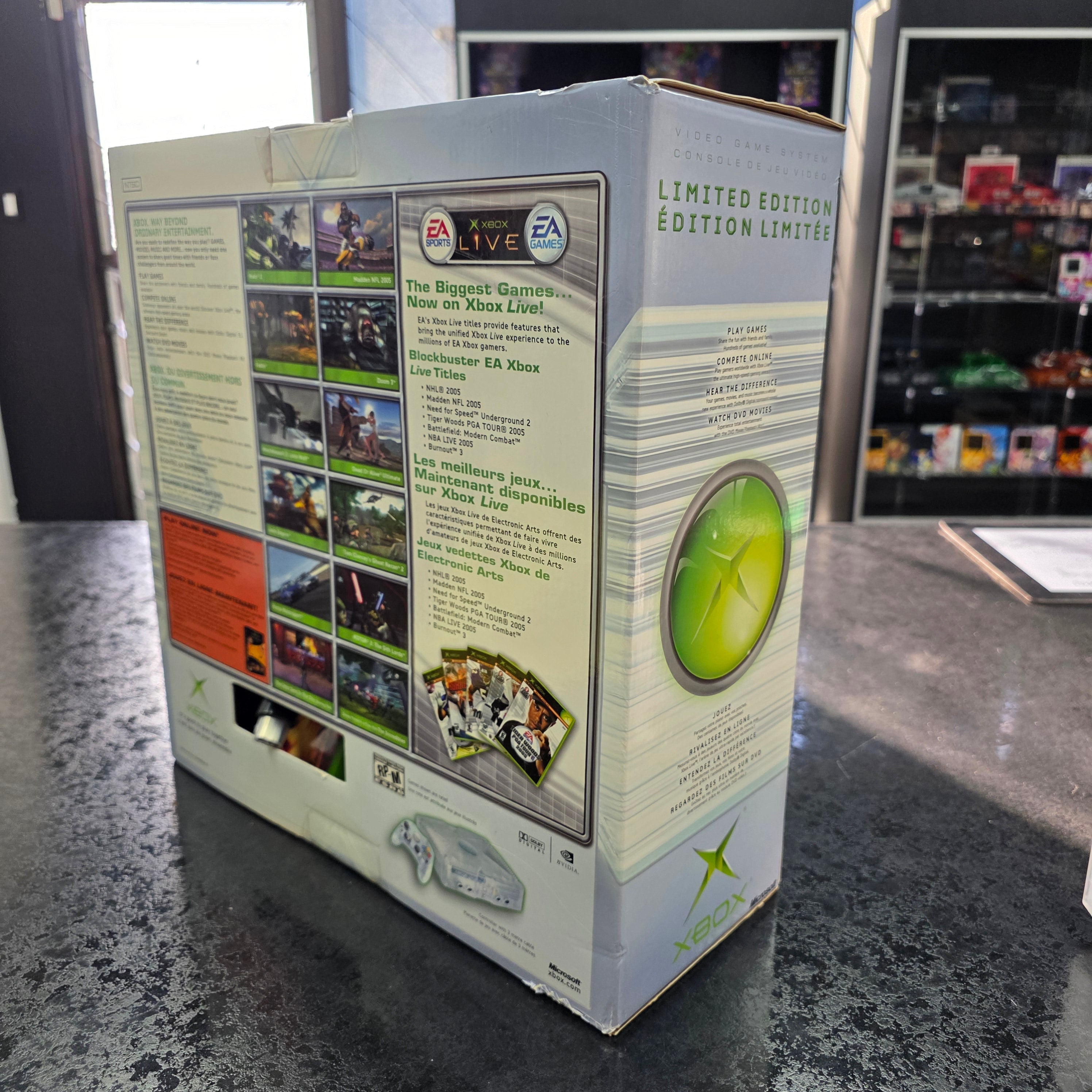 Microsoft Xbox Crystal Edition Fable Bundle Console Canada Exclusive