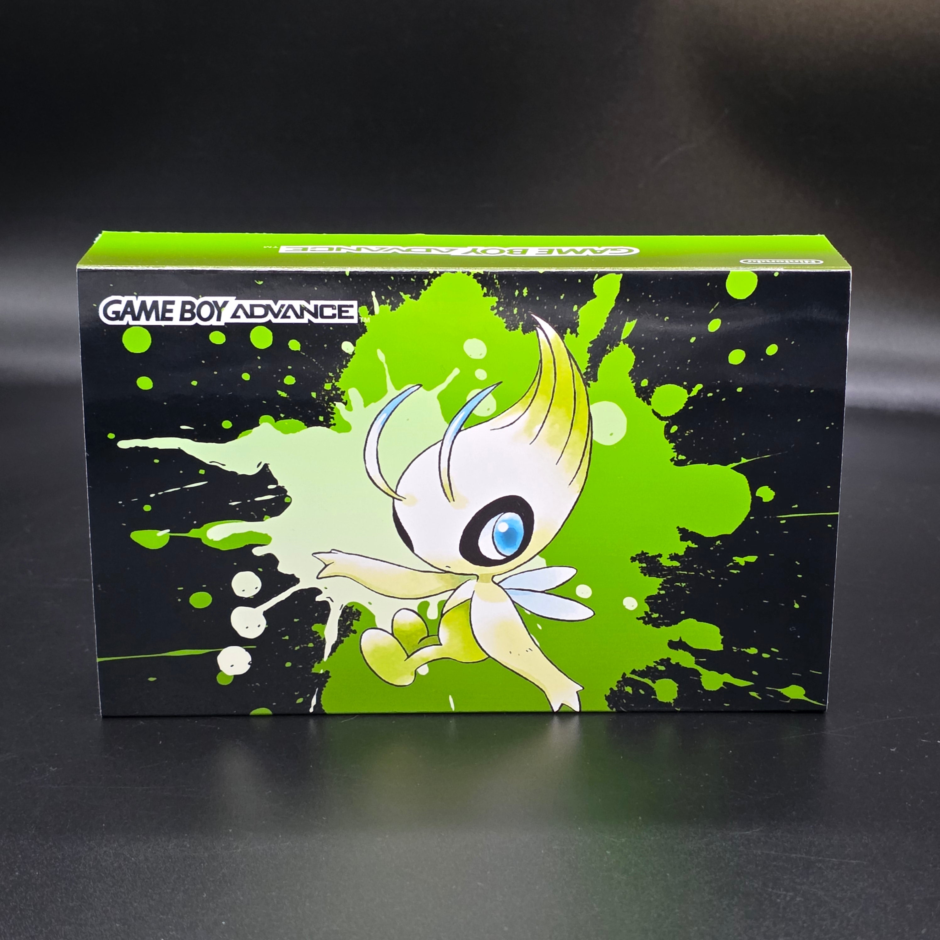 Nintendo Game Boy Advance (GBA) Custom Celebi Backlit Handheld Console