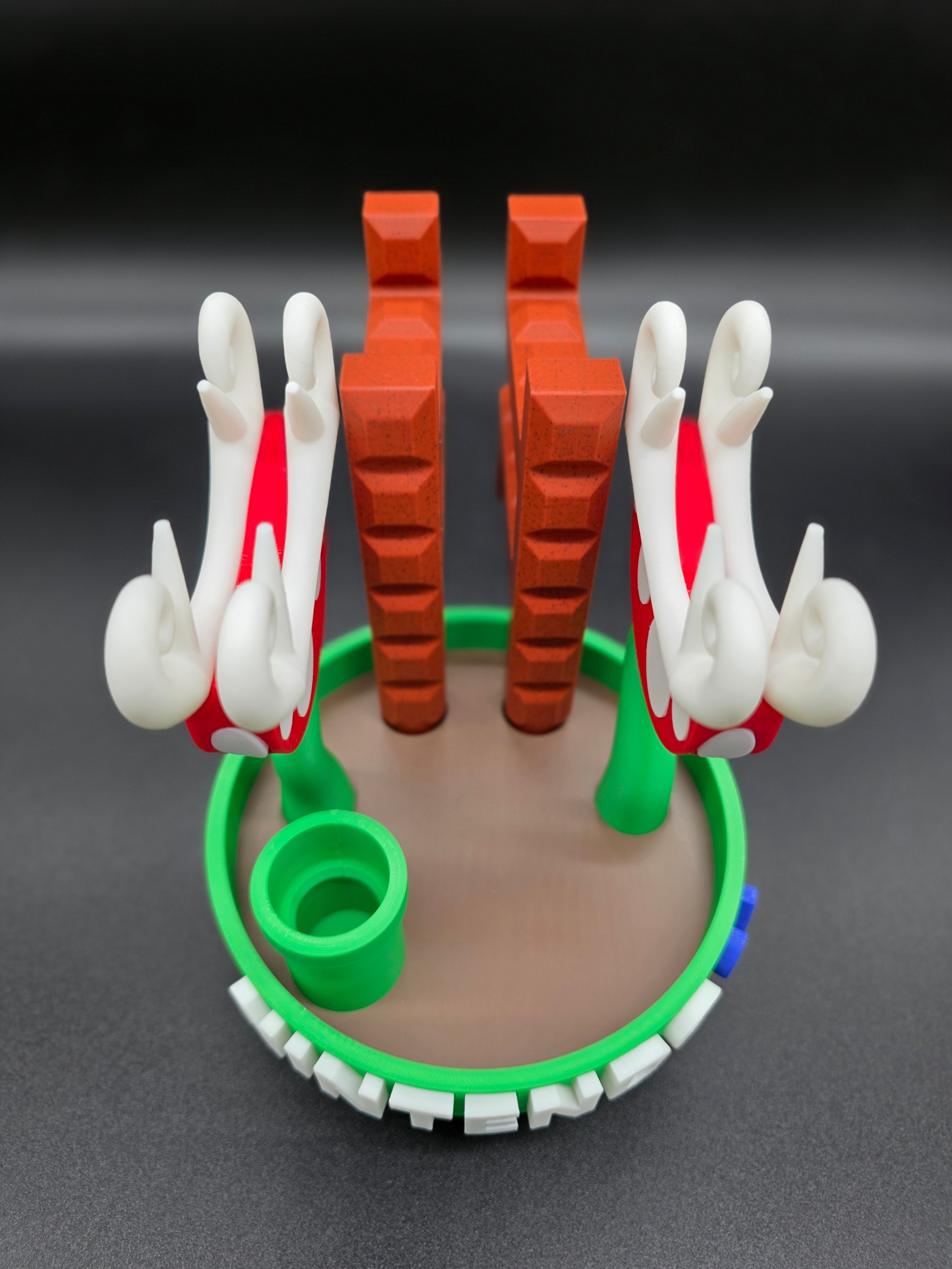 Nintendo 64 (N64) Controller Piranha Plant Display Stand – Custom Holder