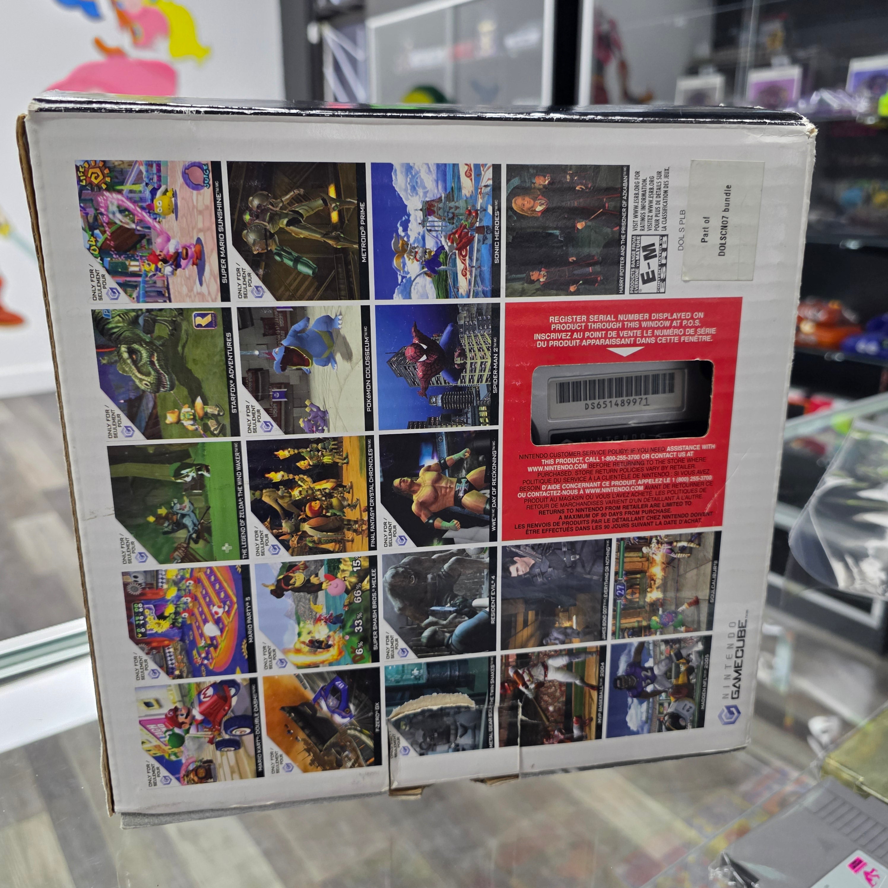 Nintendo GameCube Platinum Silver Console Bundle Complete in Box