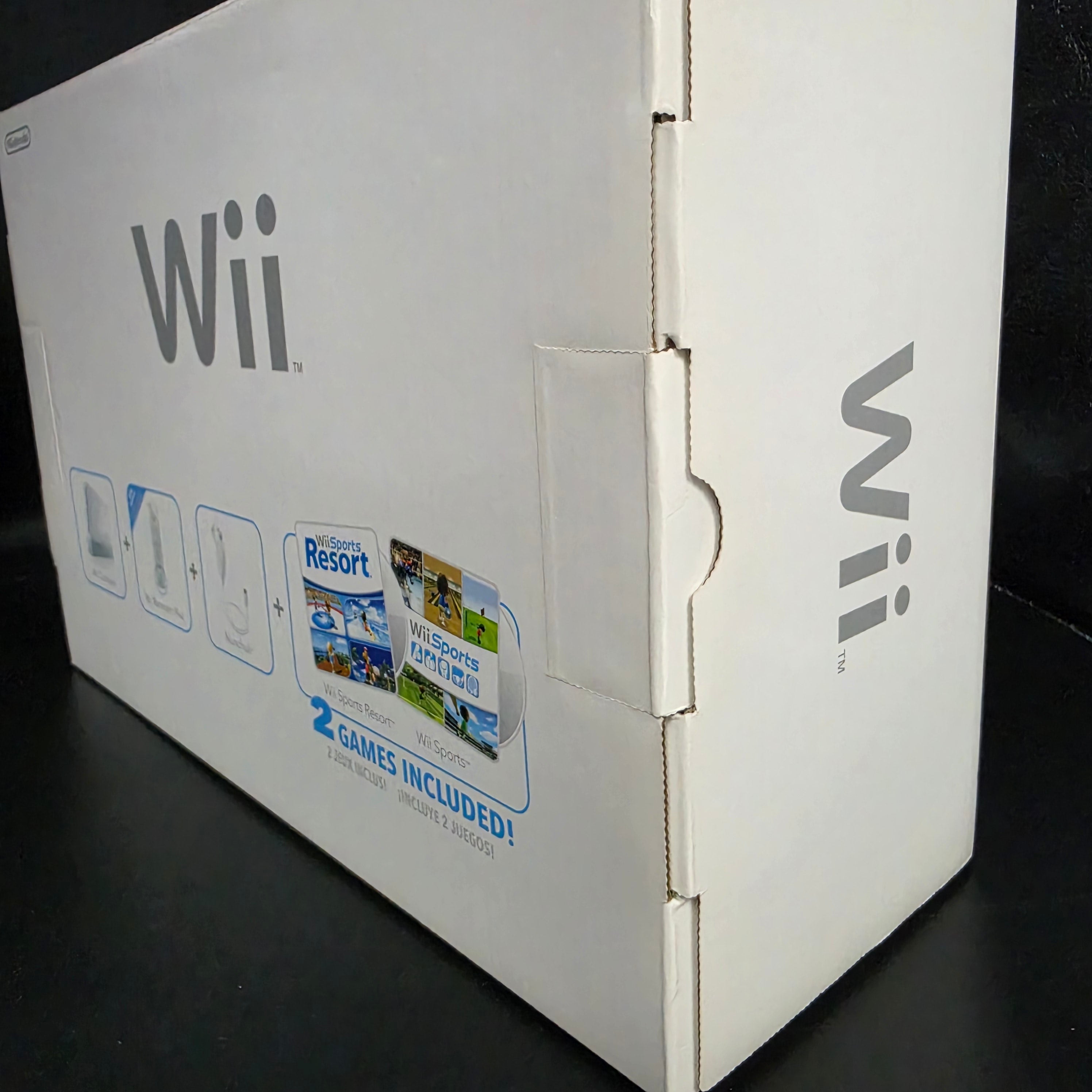 Nintendo Wii White Console – Wii Sports & Wii Sports Resort Bundle – [Factory Sealed]