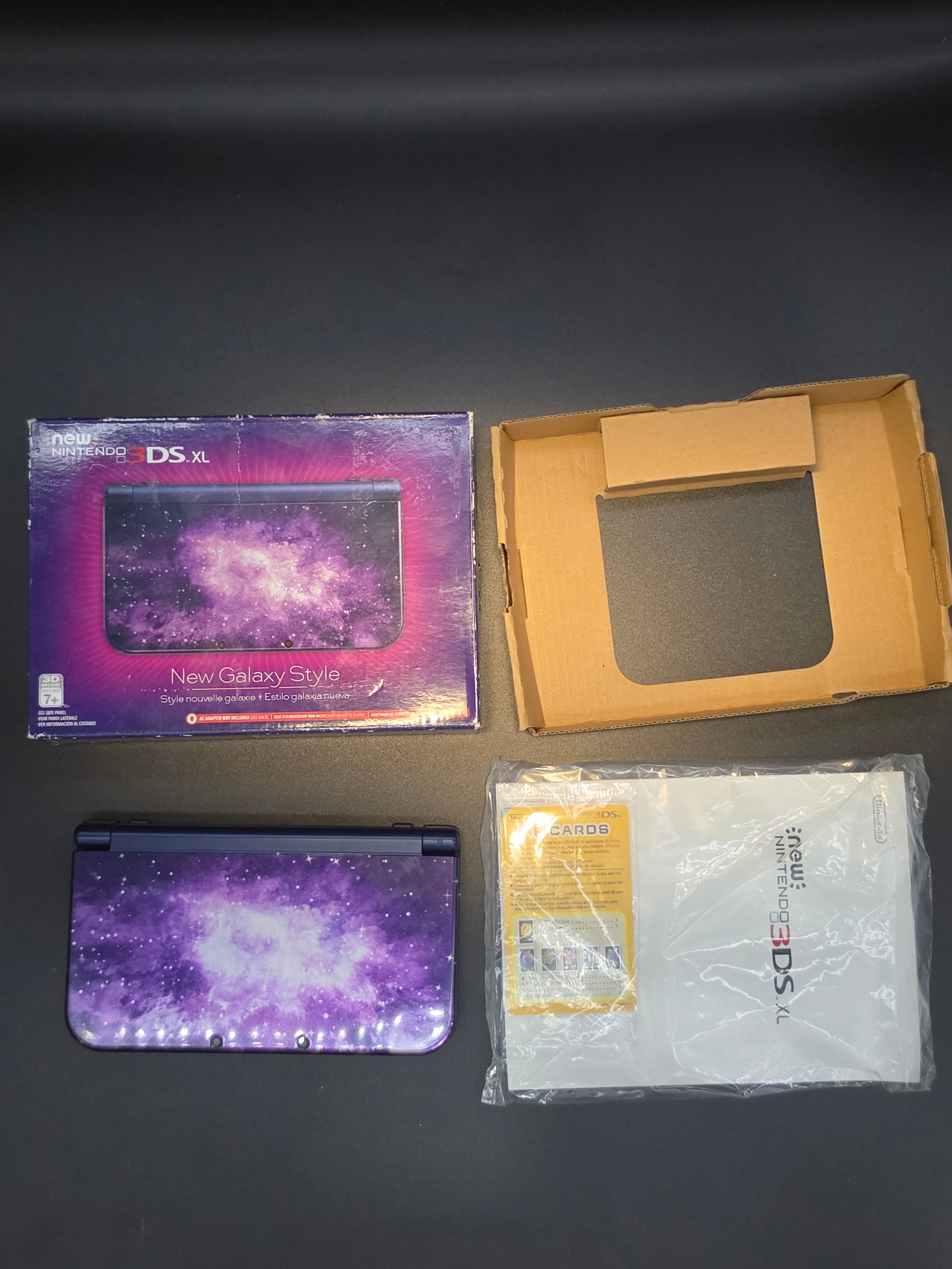 Complete in box "NEW" Nintendo 3DS XL Galaxy Handheld System [B]