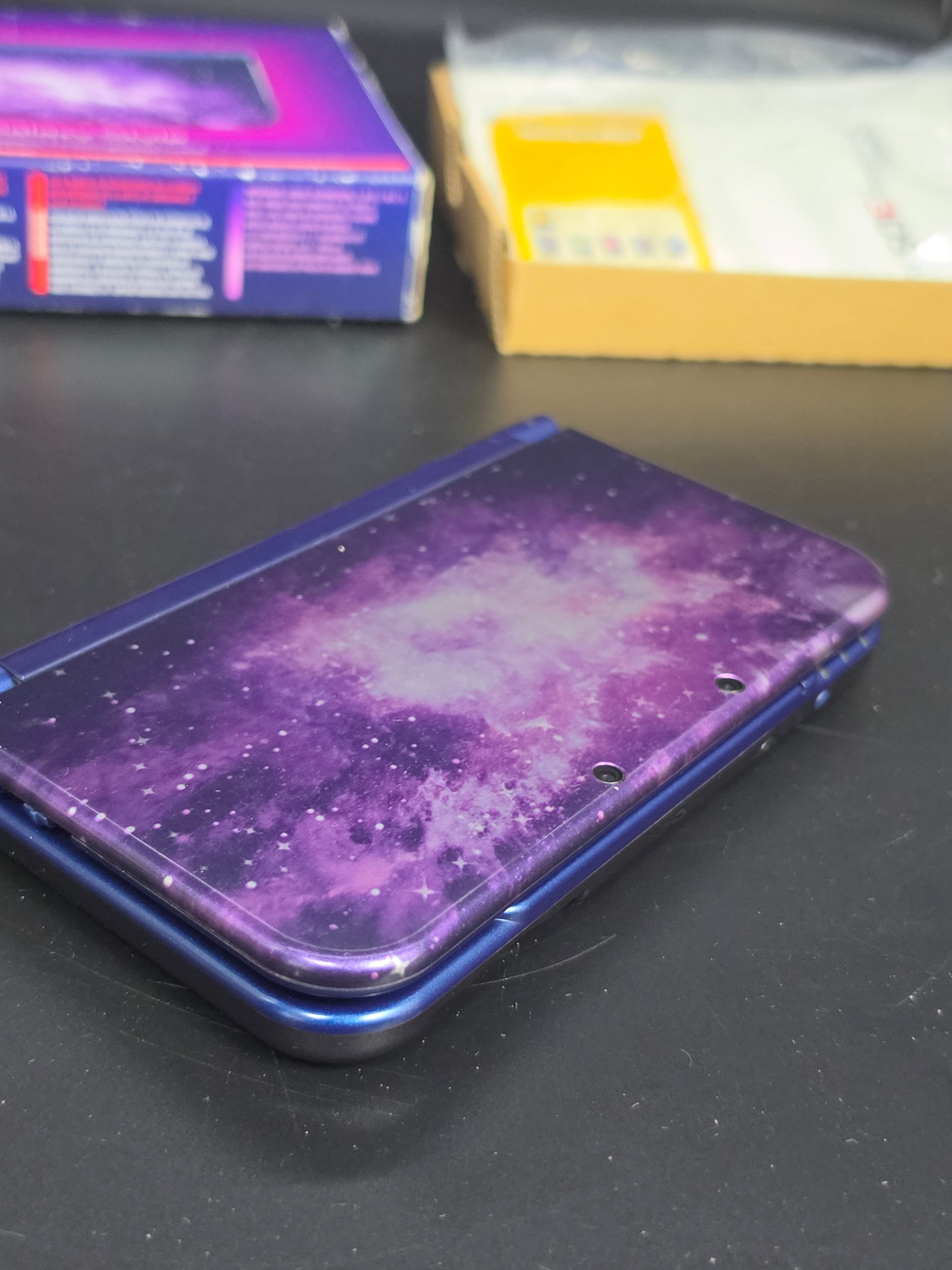 Complete in box "NEW" Nintendo 3DS XL Galaxy Handheld System [B]