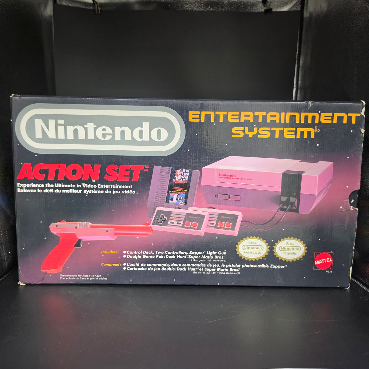 CIB Nintendo NES Action Set - Console Bundle [B]