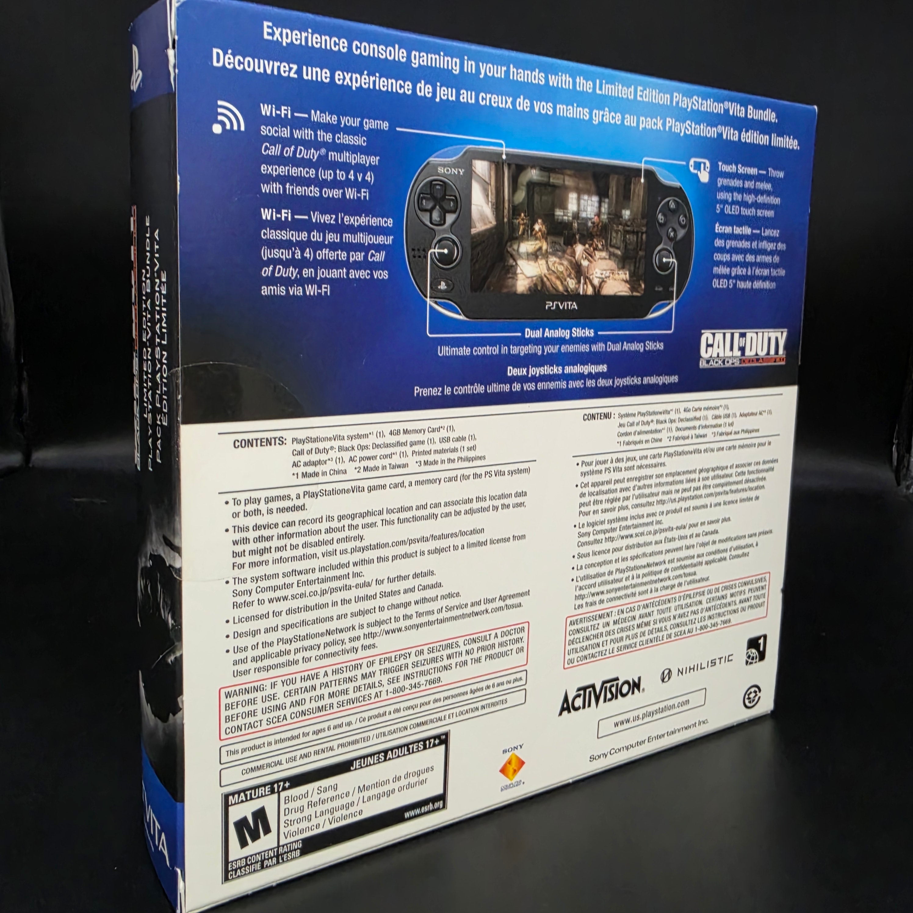 PlayStation Vita (PCH-1001) – Call of Duty Black Ops: Declassified Limited Edition Bundle [Factory Sealed]