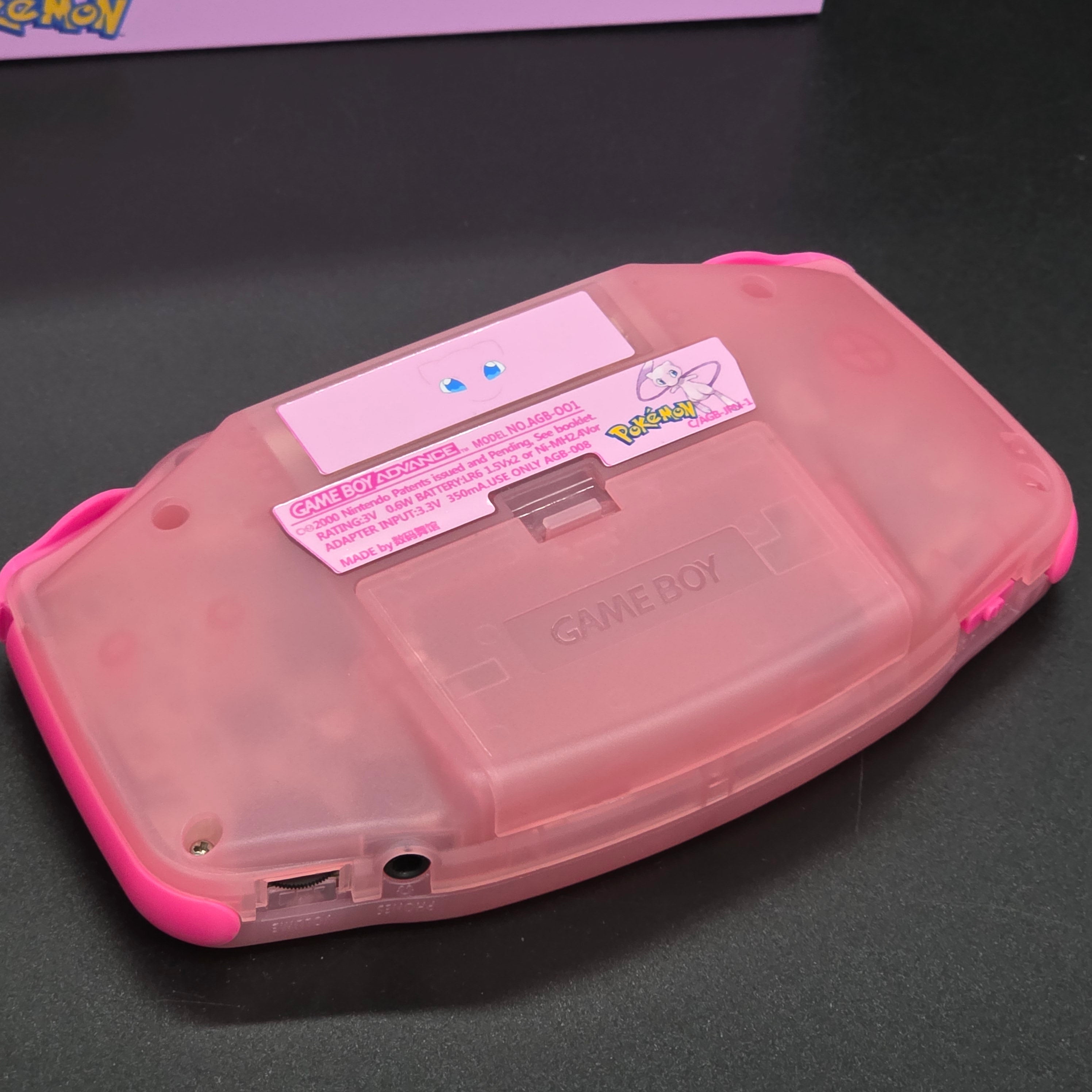 Nintendo Game Boy Advance (GBA) Custom Mew Backlit Handheld Console