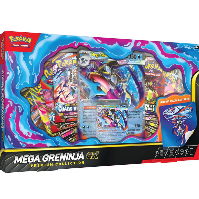 Pokemon TCG - Mega Evolution - Mega Greninja ex Premium Collection Box