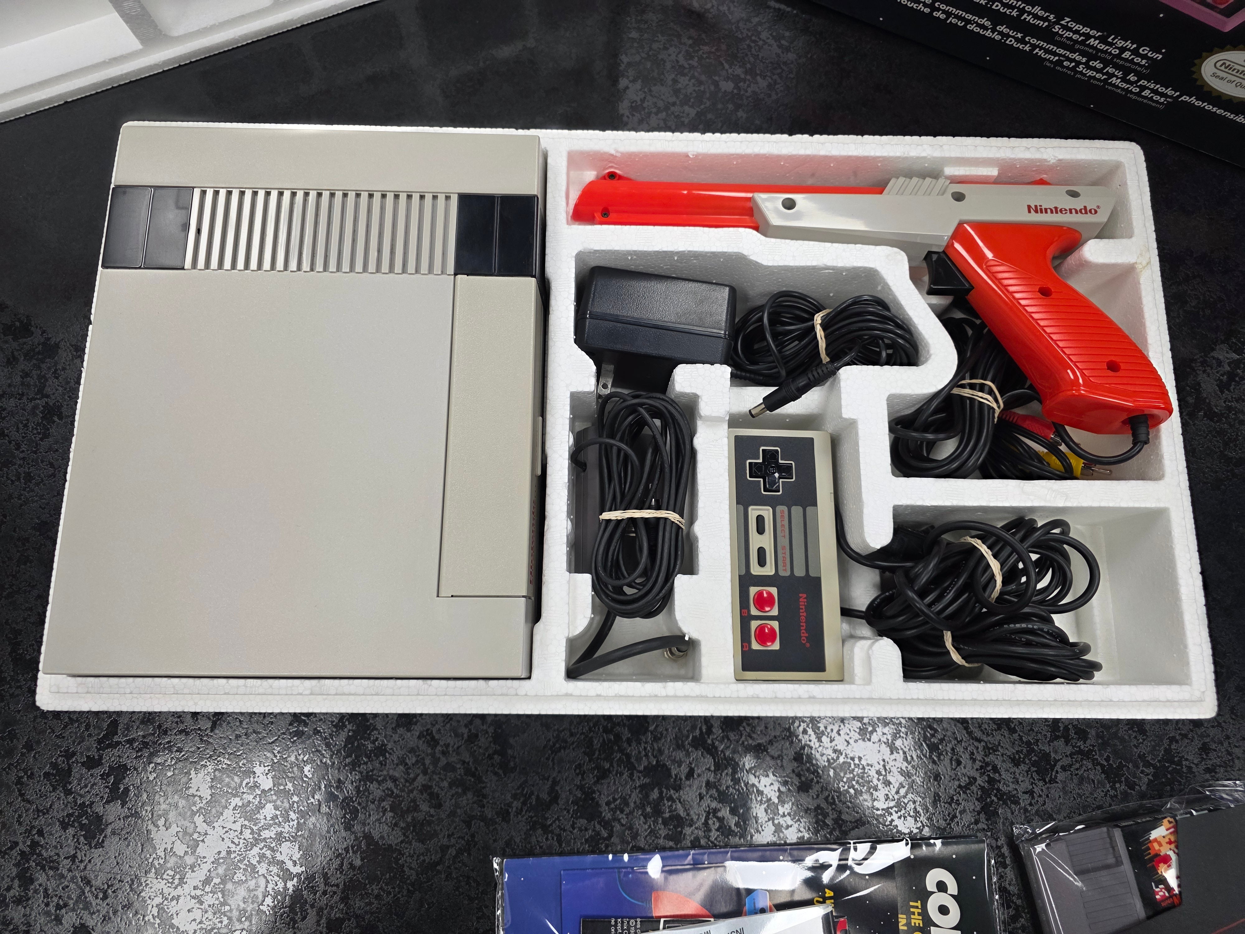 CIB Nintendo NES Action Set - Console Bundle