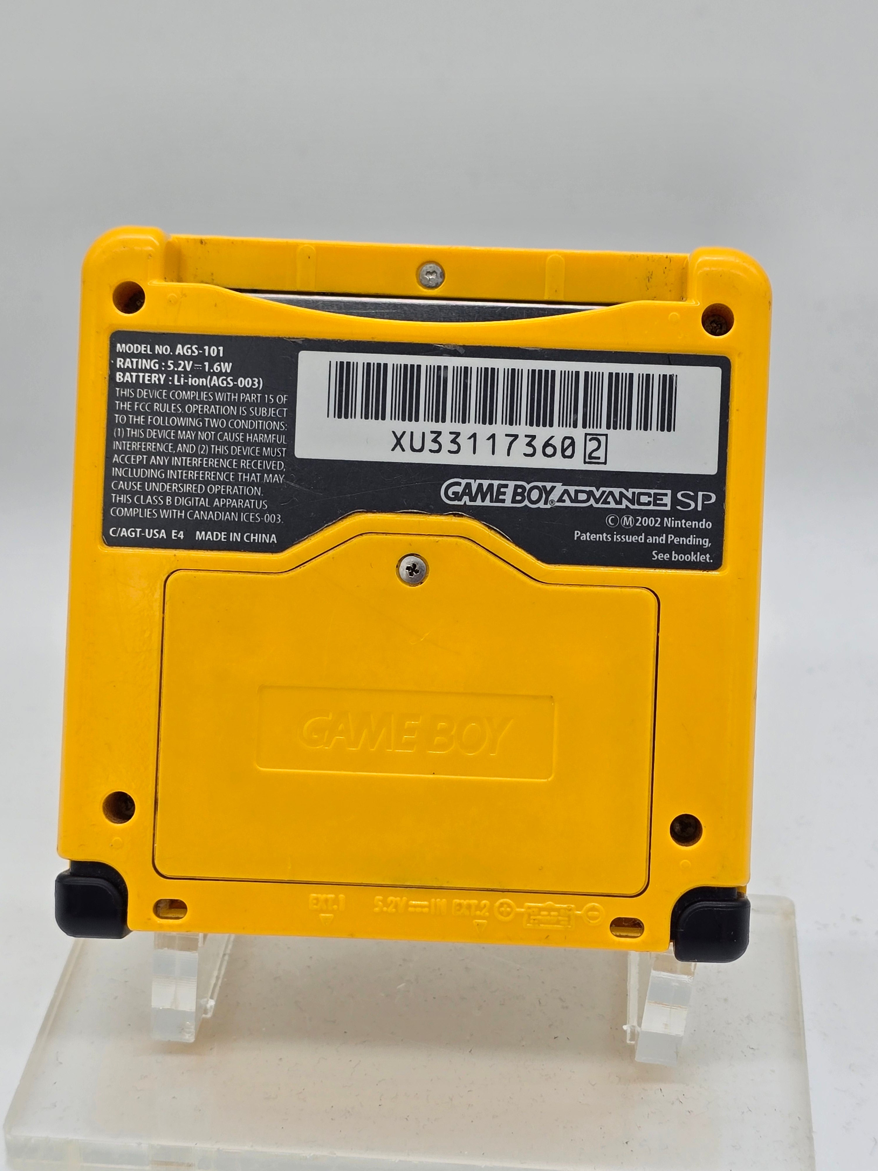 Nintendo Game Boy Advance GBA SP Pikachu Handheld Console (AGS 101)