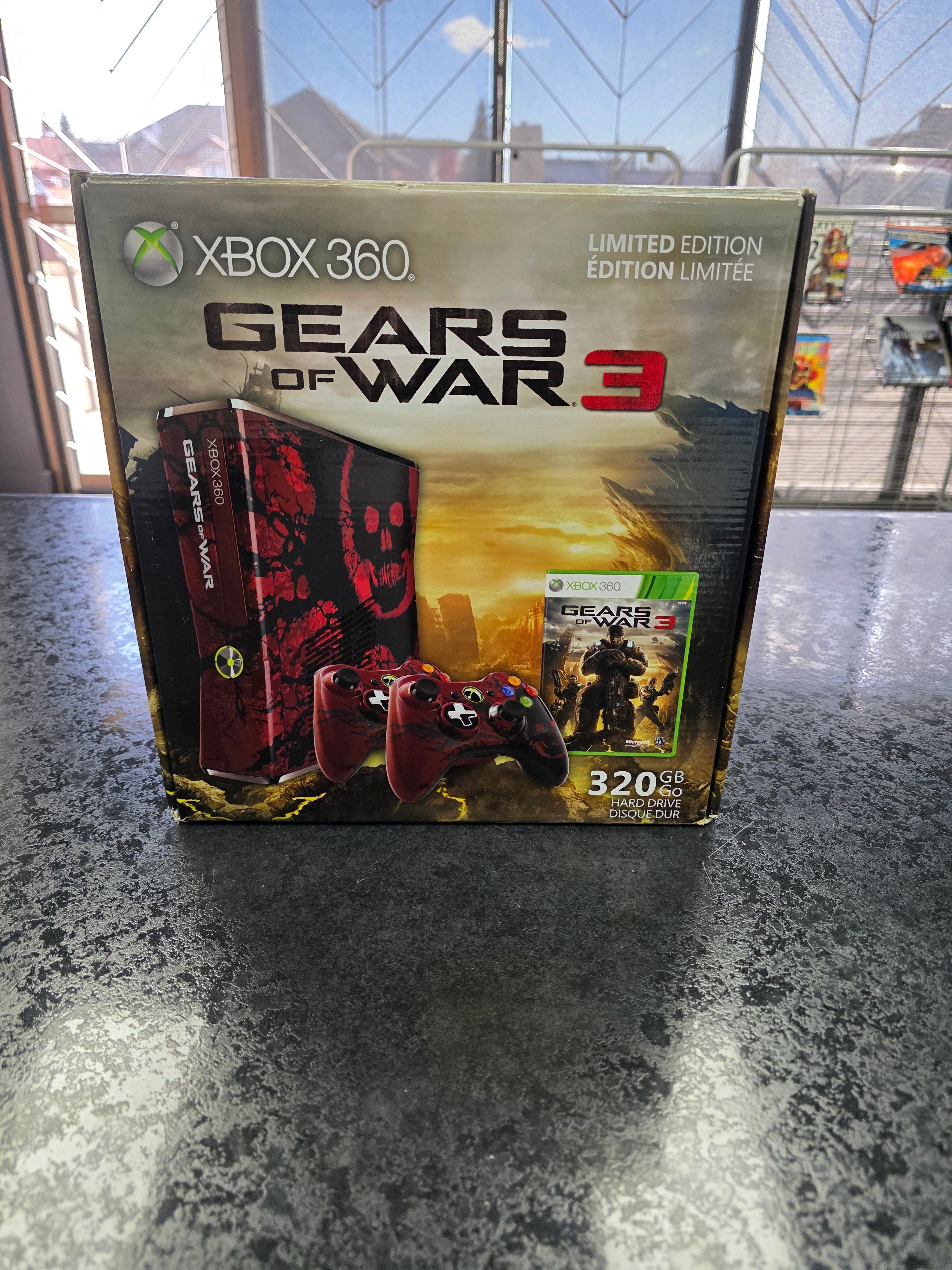 CIB Microsoft Xbox 360 Slim Limited Edition Gears Of War 3